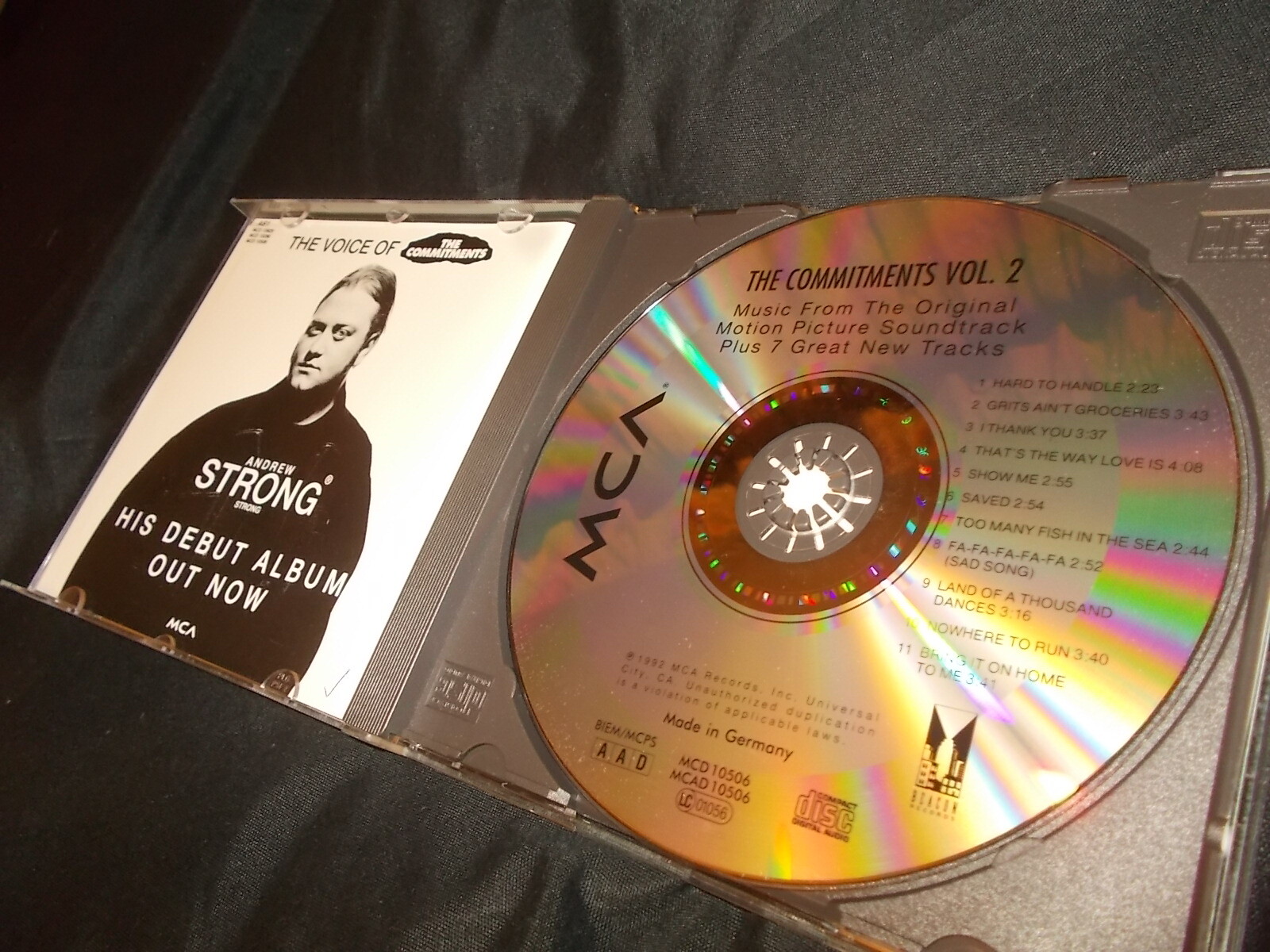CD OST Soundtrack The Commitments Vol. Volume 2 1992