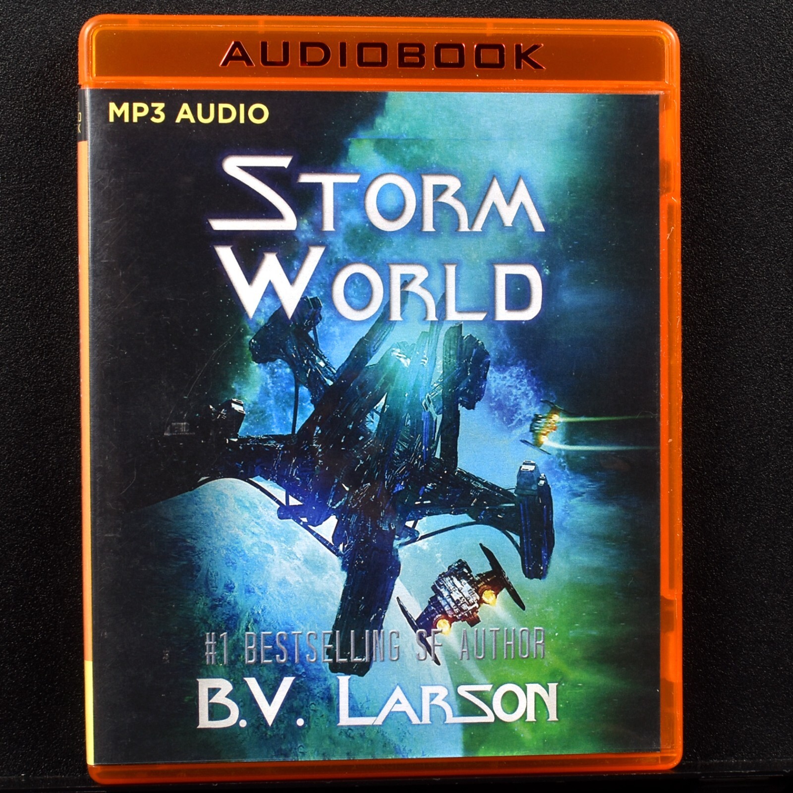 MP3 CD Audiobook Storm World B. V. Larson Undying Mercenaries Series # 10 Sci-Fi