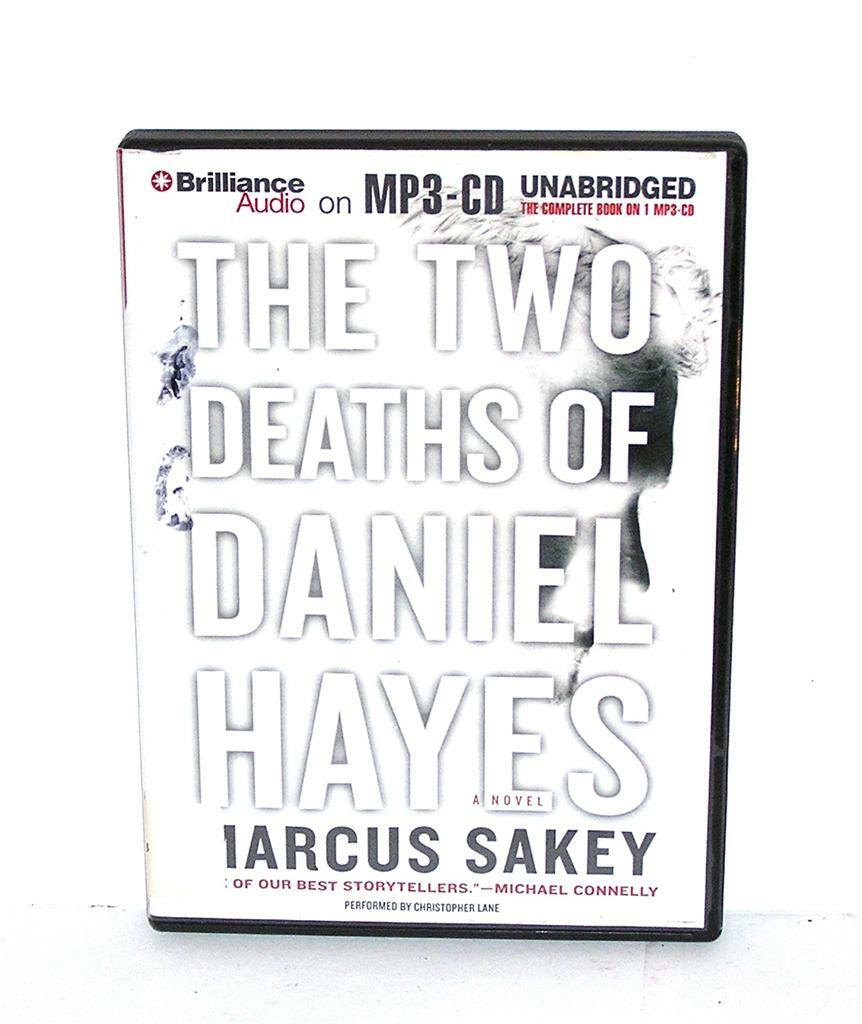 BOOK/AUDIOBOOK MP3 CD Marcus Sakey Thriller Novel THE TWO DEATHS OF DANIEL HAYES