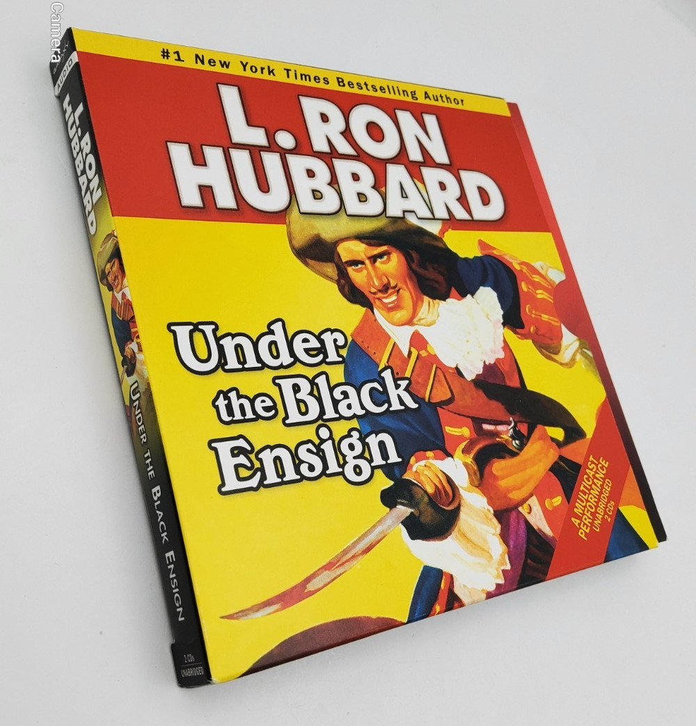 L Ron Hubbard Under the Black Ensign 2 CD Audiobook Adventure Rare Set