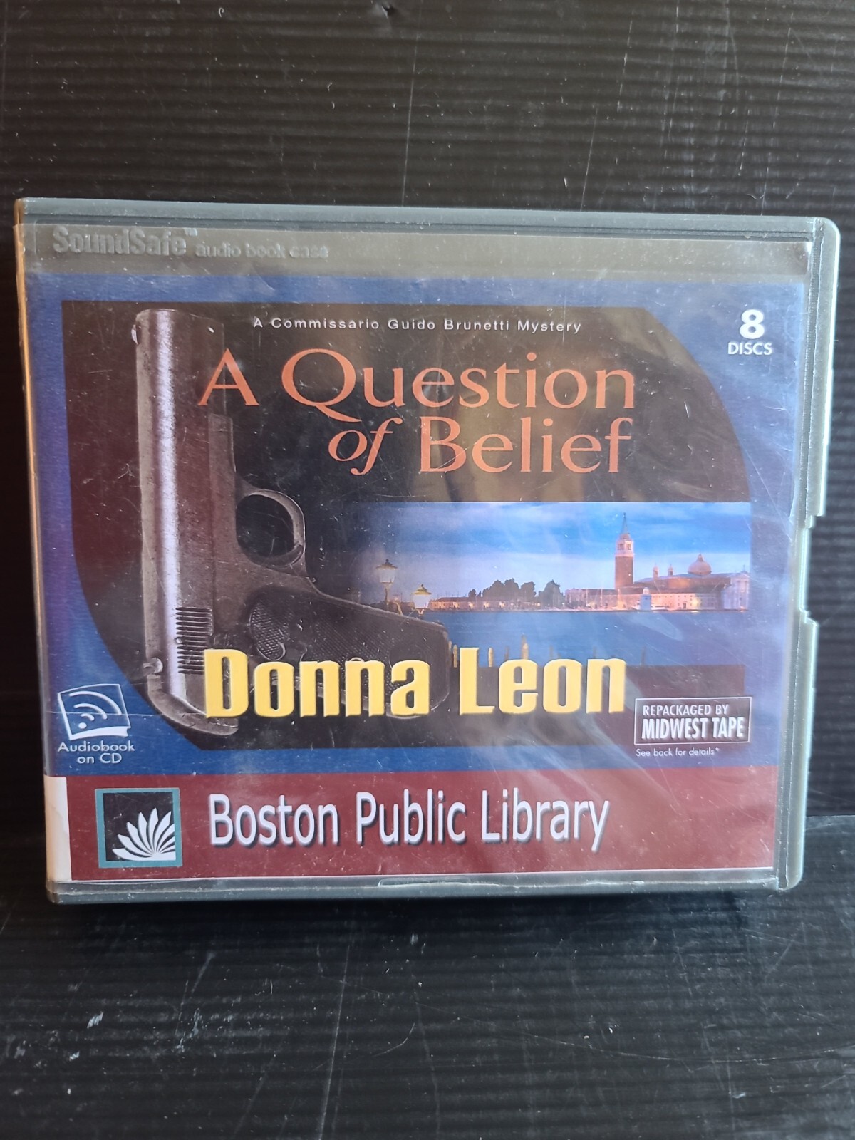 Shelf218 Audiobook~a question of belief- Donna leon- unabridged-8cds