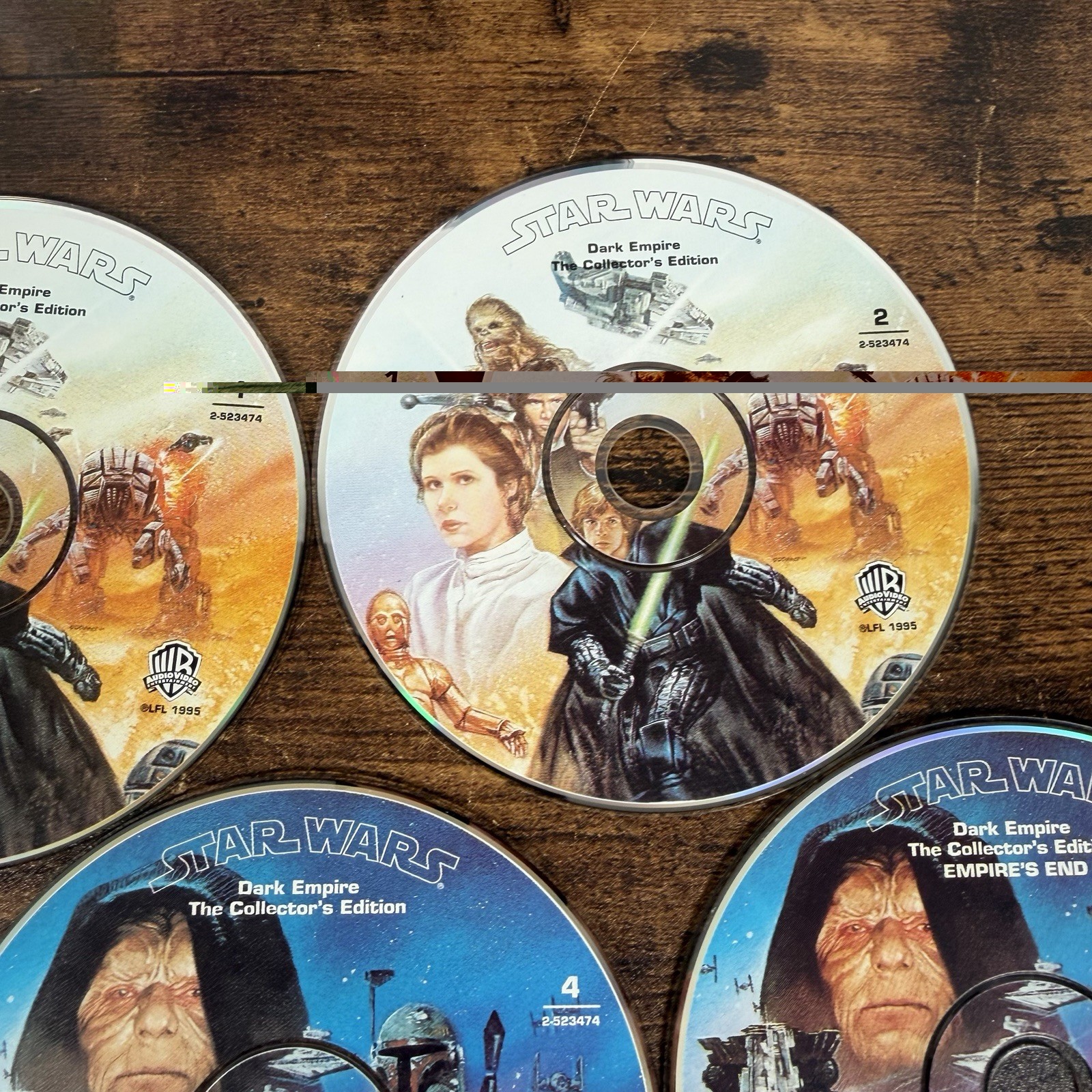 Vintage Star Wars Dark Empire Collector’s Edition 5 CD Box Set | NO BOX Tested!