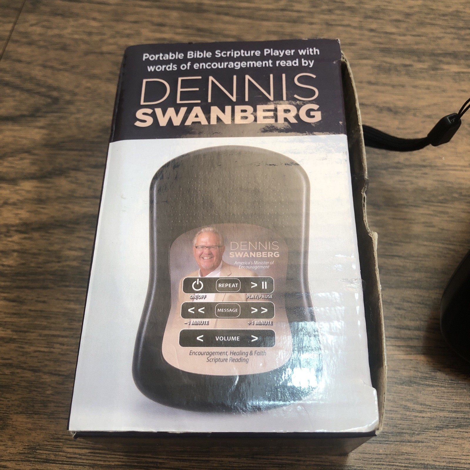 Portable Bible Scripture Audio Player Healing Scriptures Dennis Swanberg Faith