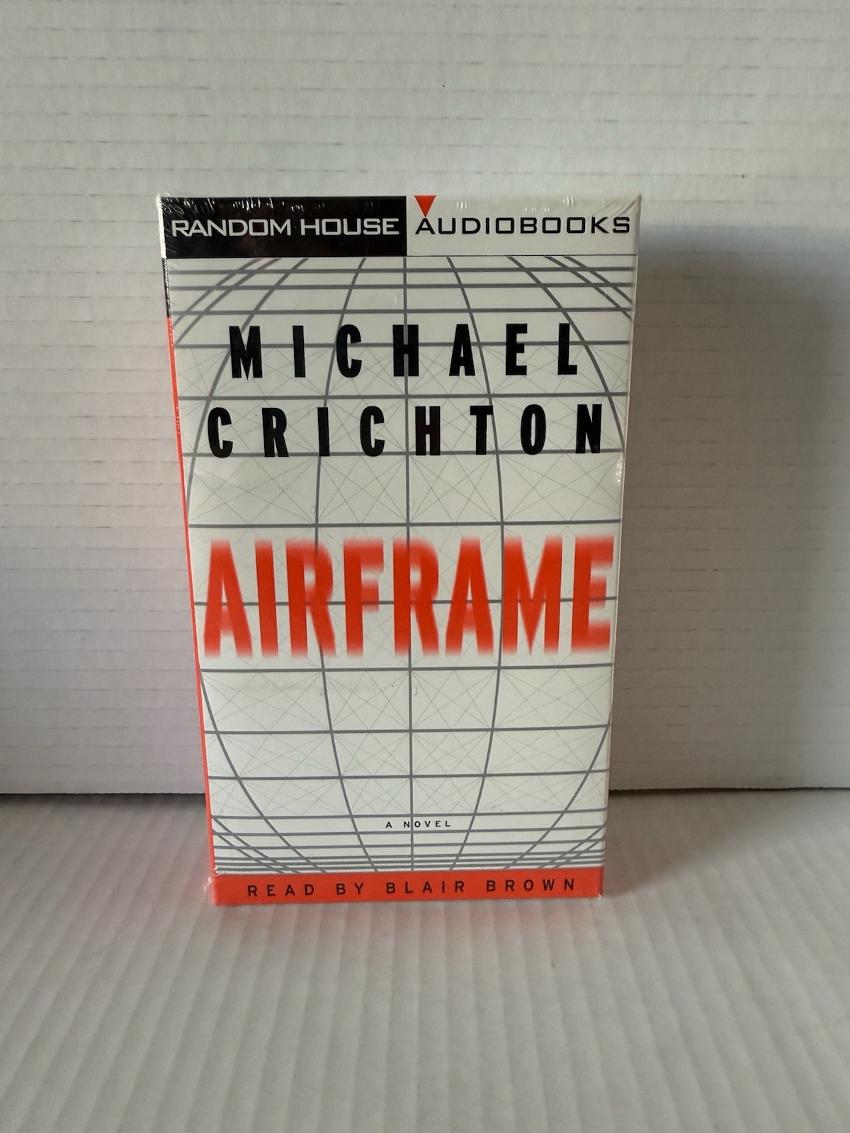 Airframe by Michael Crichton Blair Brown Audiobook on 4 Cassettes