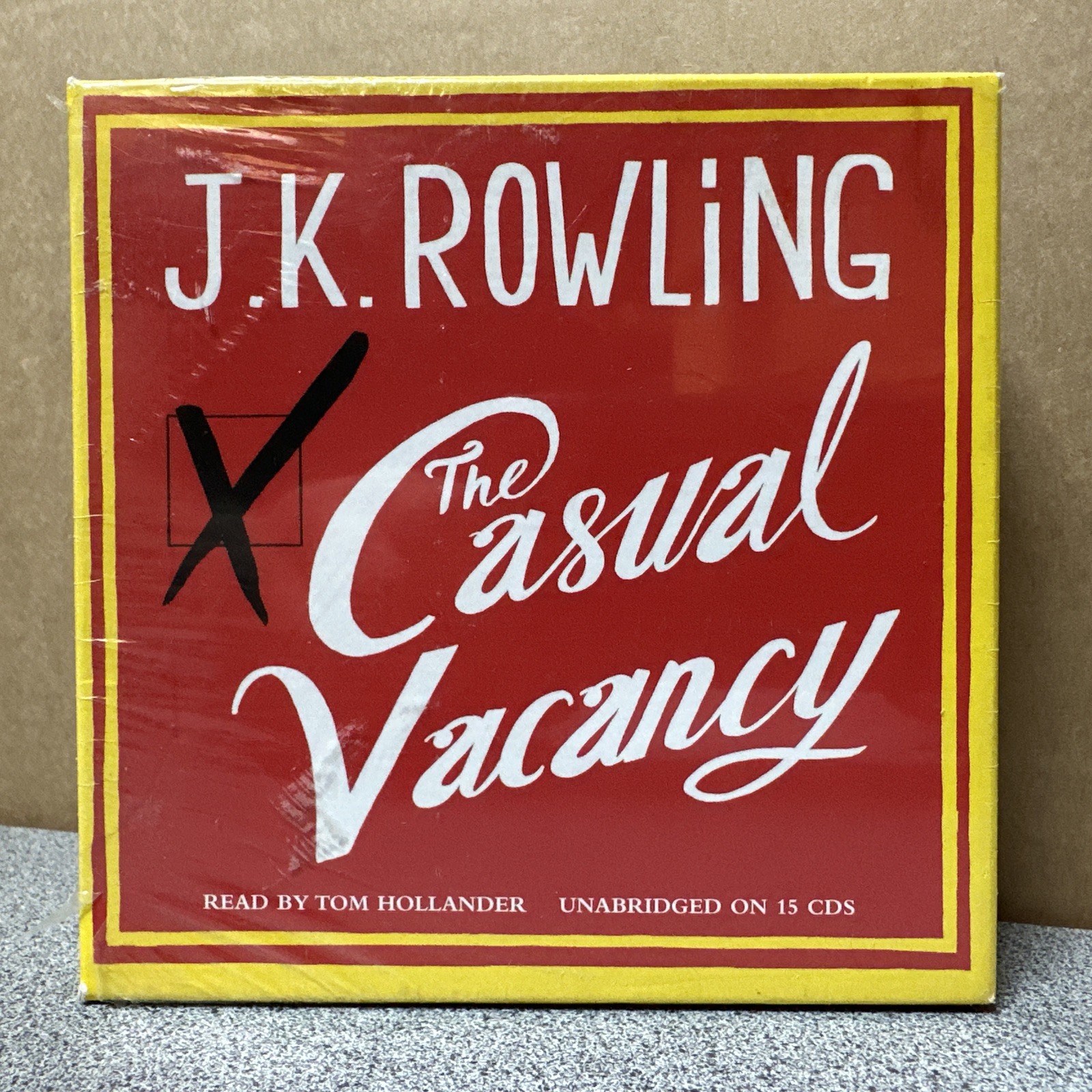 The Casual Vacancy by J.K. Rowling — Audio 15x CD Unabridged NEW SEALED EB15