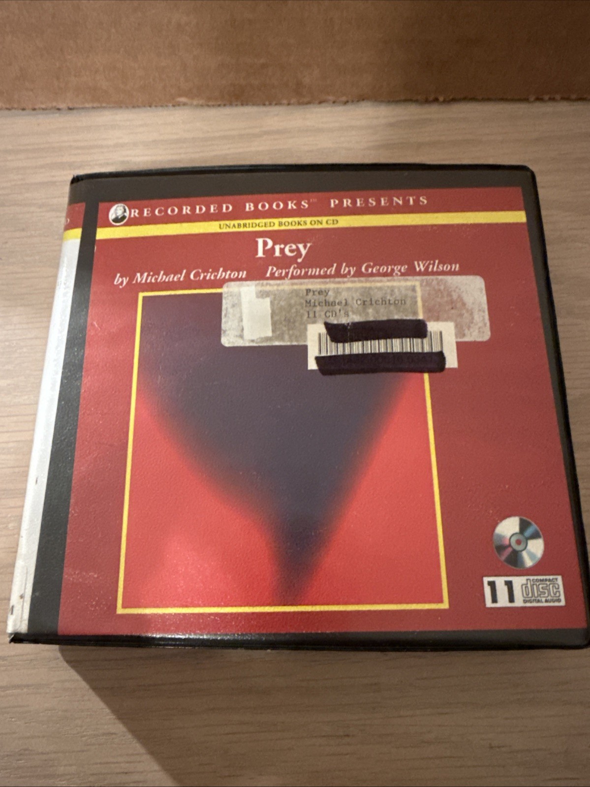 Michael Crichton Prey Novel Audiobook 2002 11CDs UNAbridged
