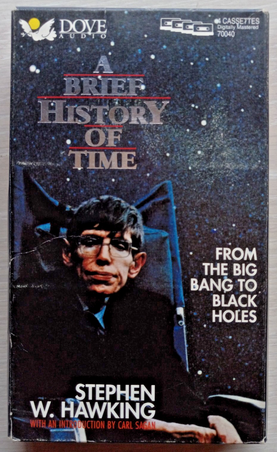 A Brief History of Time- Stephen W.Hawking Audio Book- Vintage 1988 4 cassettes