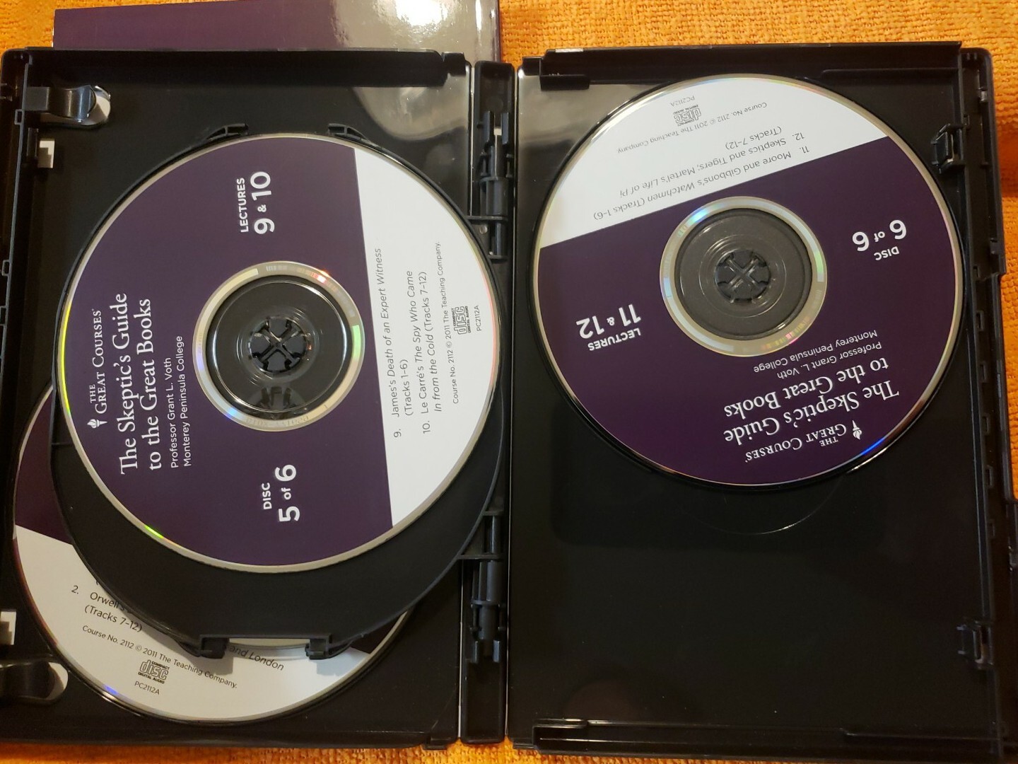 Grant Voth The Skeptics Guide to the Great Books 6 CD plus Course Guidebook dbc1