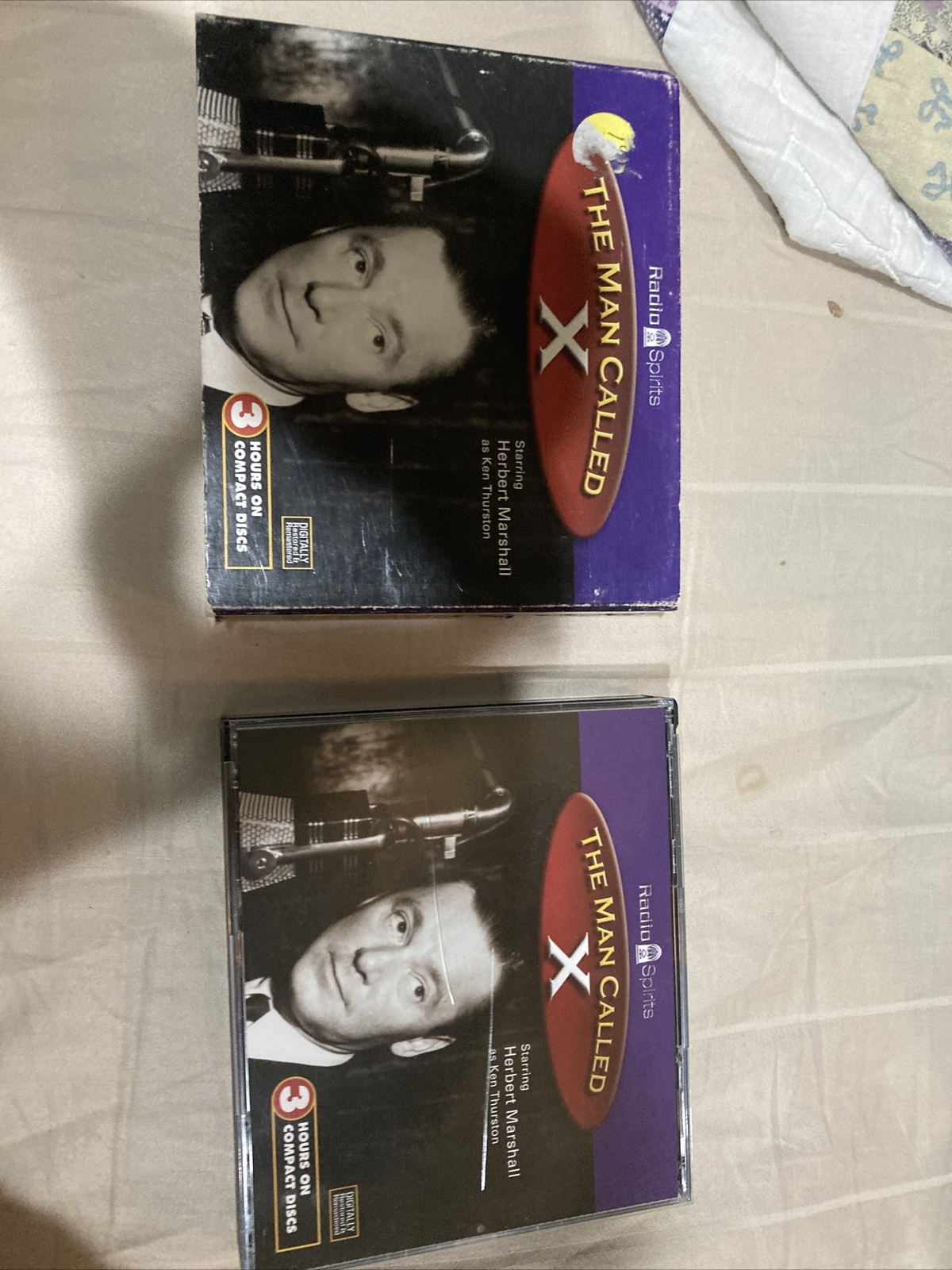 The Man Called X: Radio Spirits OOP 3 CD Set Herbert Marshall Mail 2002