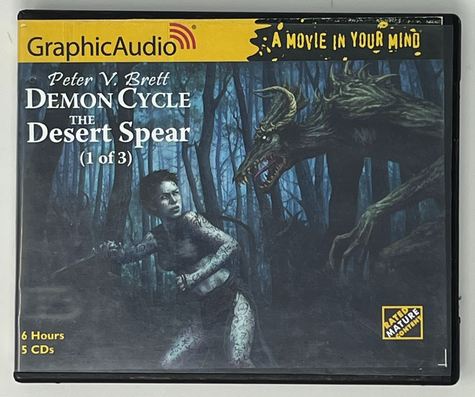 AUDIO BOOK: Demon Cycle: The Desert Spear by Peter V. Brett — 17 CDs 18 Hours