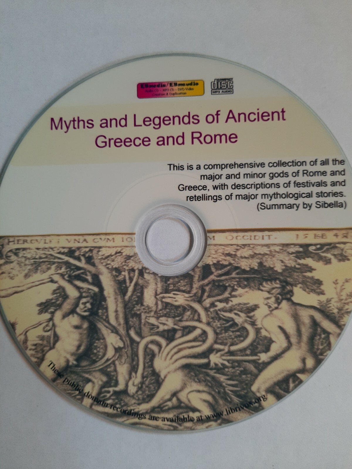 E.M. Berens / Myths and Legends of Ancient Greece — 11+hrs Audiobook Mp3 CD