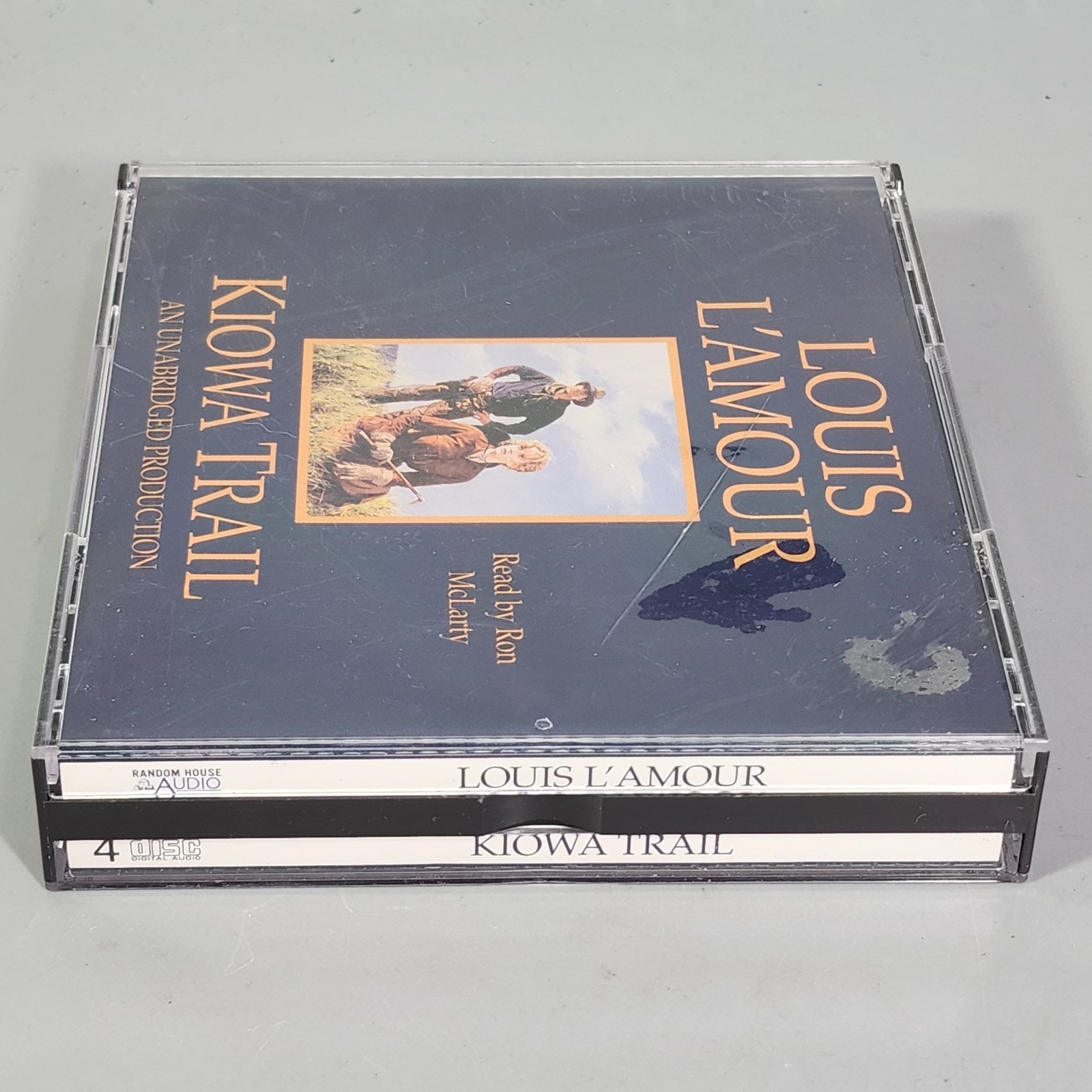 Louis Lamour Kiowa Trail Audiobook CD Set Western Ron McLarty Unabridged 4-discs
