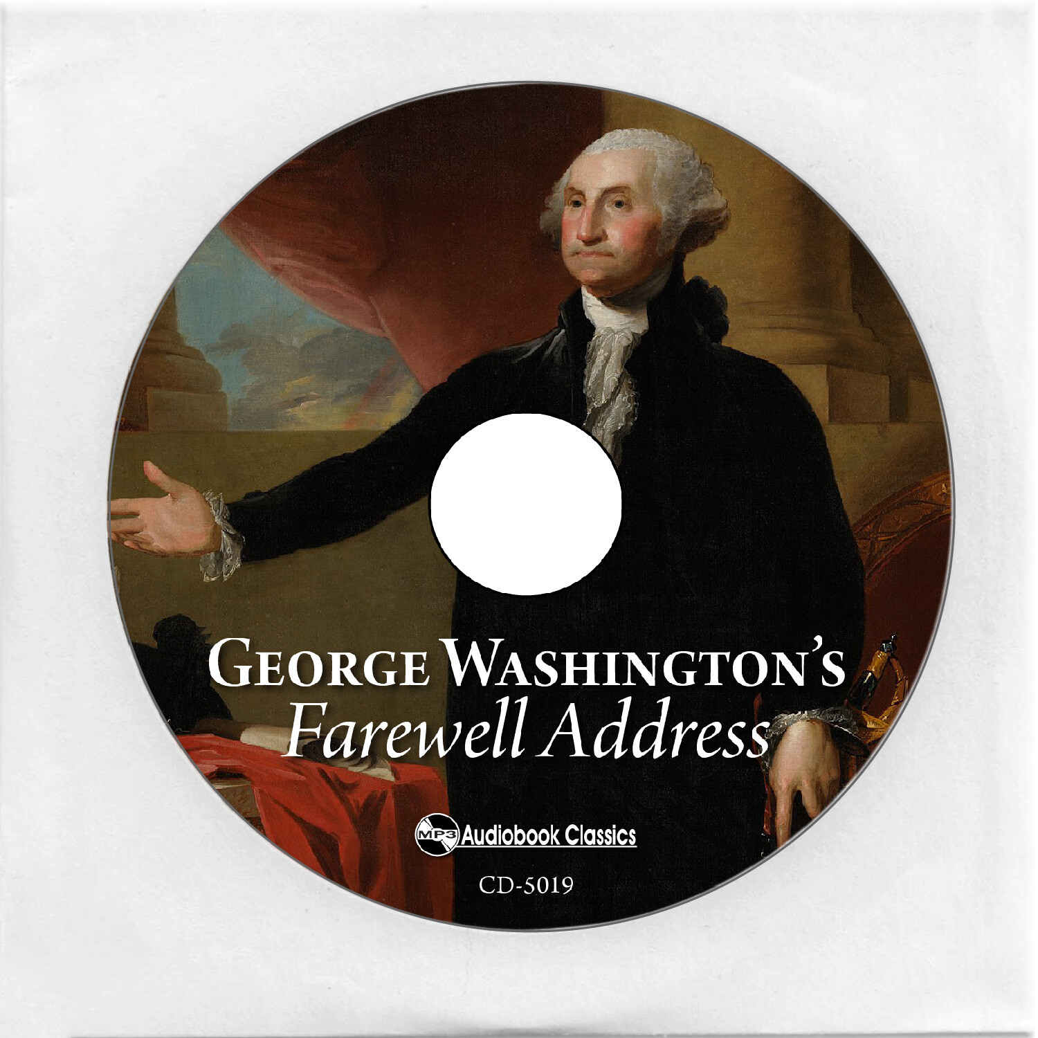 George Washington’s Farewell Address — MP3 CD Audiobook in CD sleeve