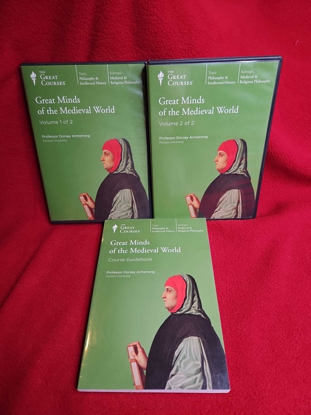 THE GREAT COURSES ~ GREAT MINDS of the MEDIEVAL WORLD ~ BOOK + 12 CDs ~ NEW!