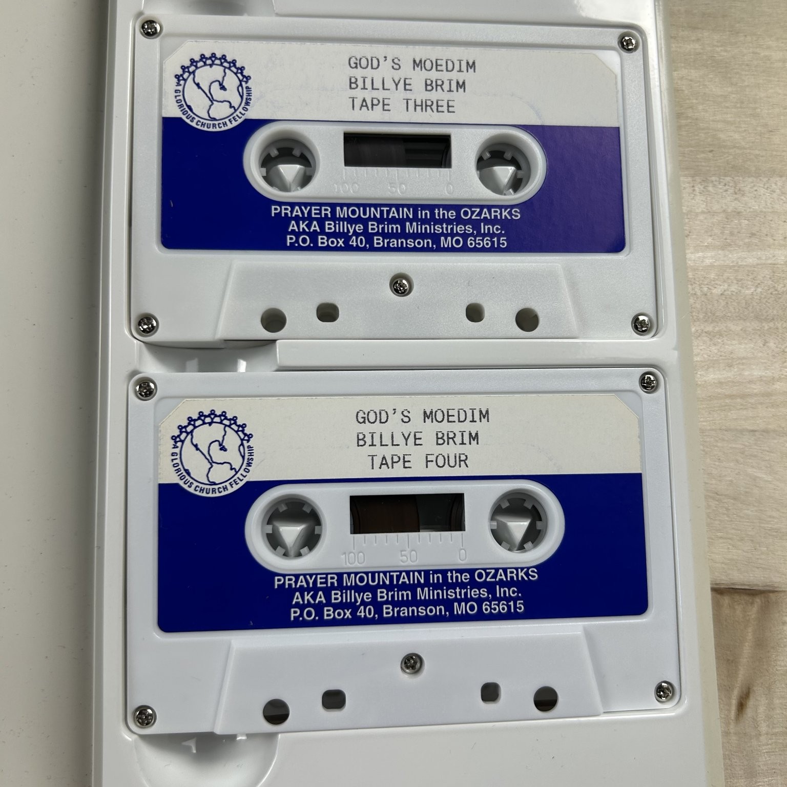 God’s Moedim by Billye Brim Audiobook Cassettes 4 Tapes