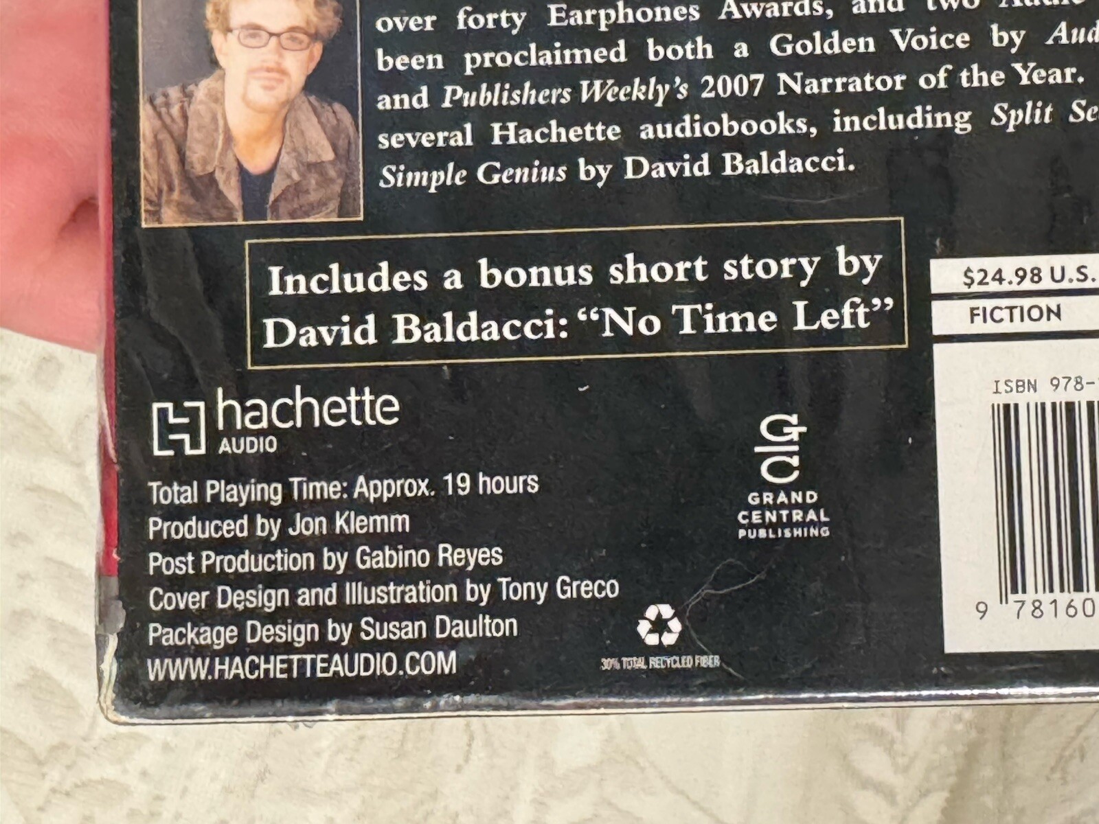 Absolute Power Audio Book David Baldacci 1996 Unabridged Brand New 17 CD’s Brick