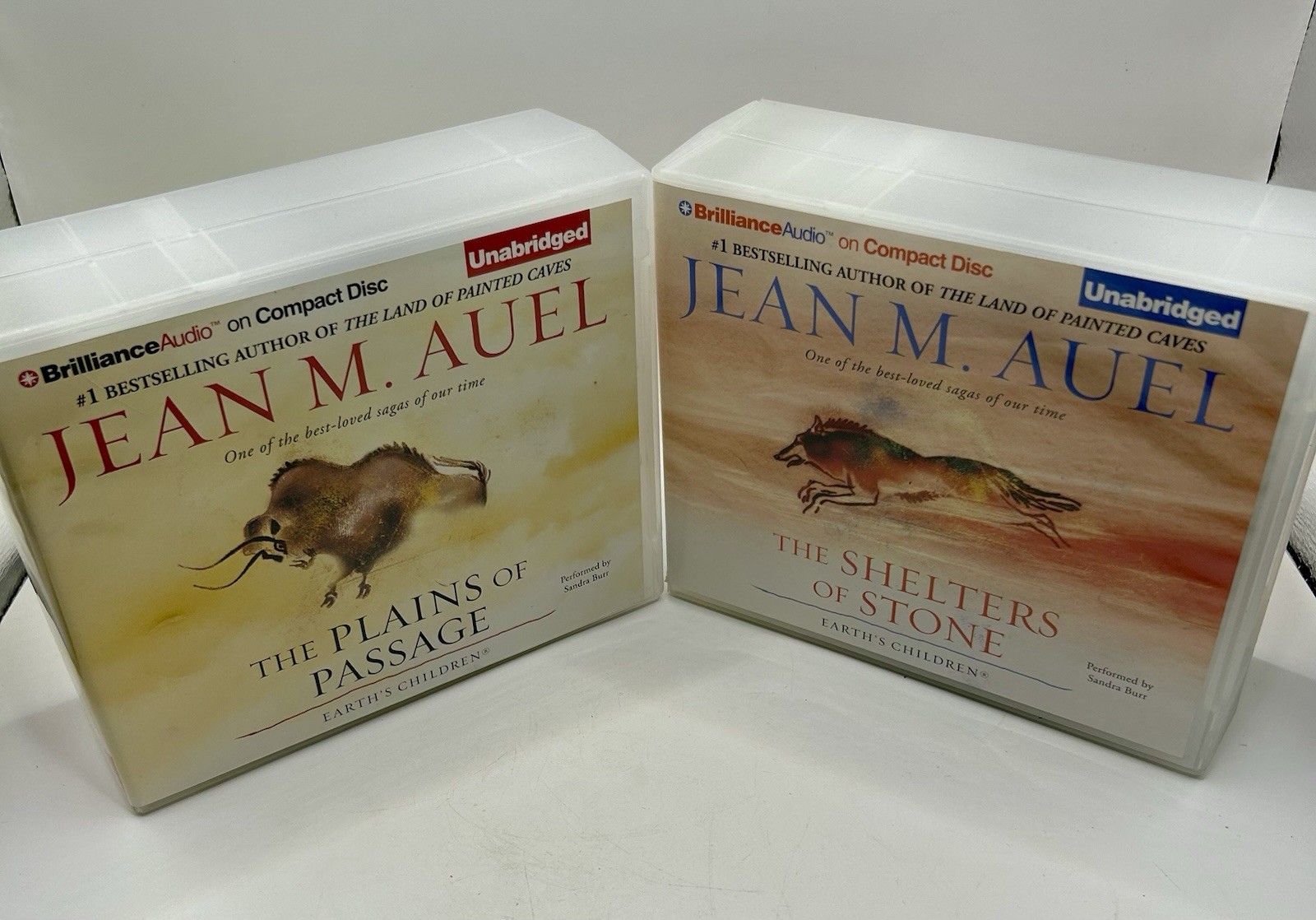 Jean M. Auel Earth’s Children 4 & 5 Audiobook CD 56-Disc Lot Unabridged