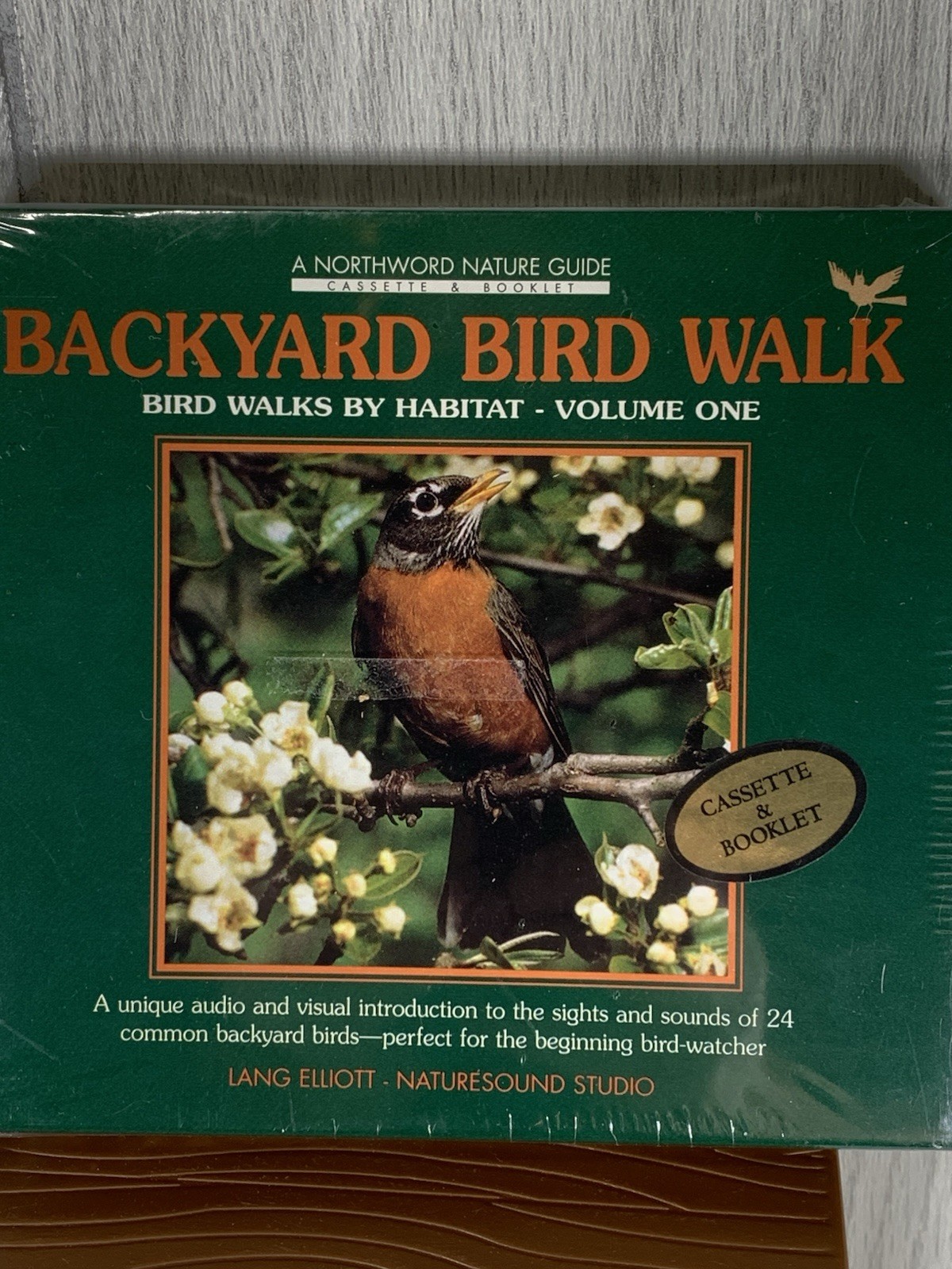 Bird Watching Backyard Bird Walk Cassette & Booklet Vol. 1 Audio & Visual Nature
