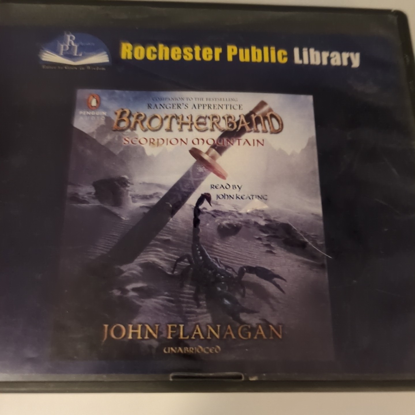 Audio Books CD Fantasy John Flanagan Ranger’s Apprentice Lot of 2 Unabridged