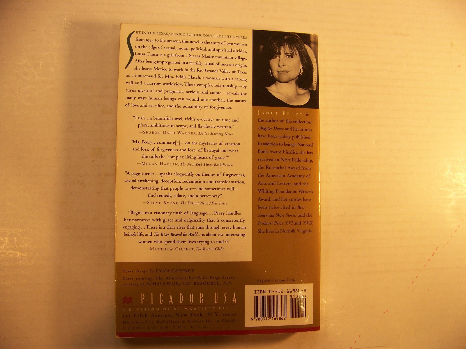 THE RIVER BEYOND THE WORLD by Janet Peery Brand New, First Edition, Free H&S