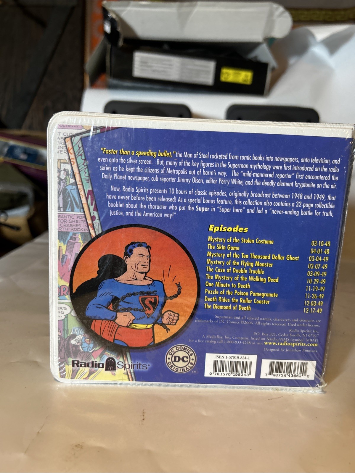 Superman Last Son of Krypton (10 CD Audio Set) UPC 748754436620 — RR