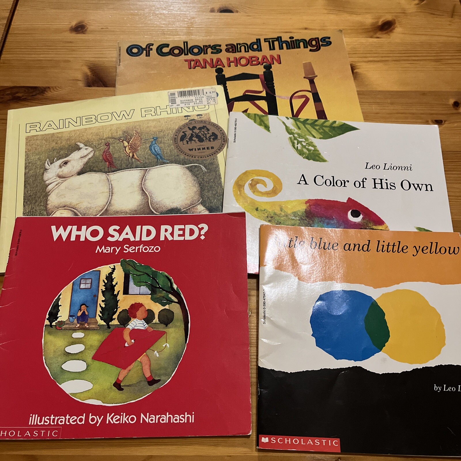 Children’s Book Lot Learning Colors Preschool Classroom Teaching Read Aloud