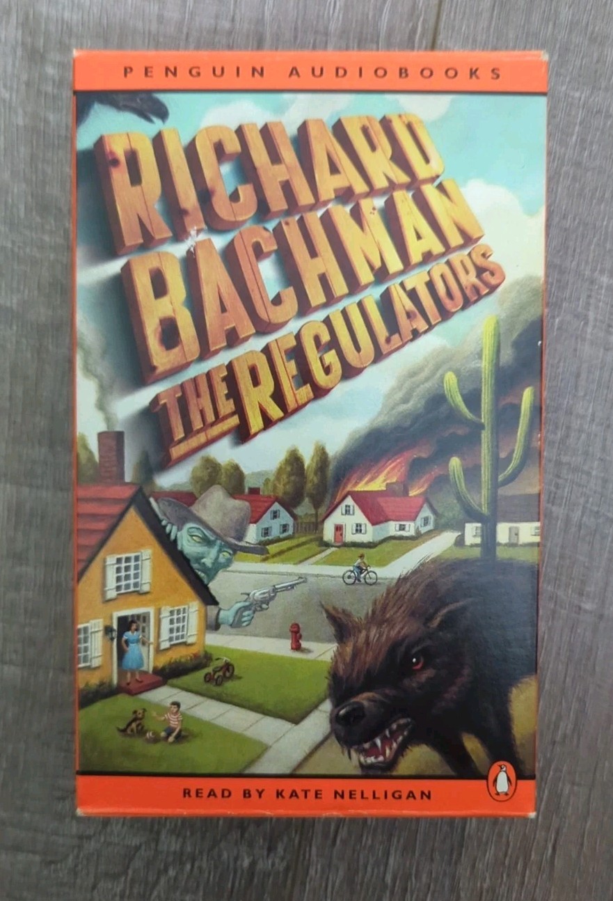 The Regulators — Richard Bachman Stephen King 6 Cassettes 9 Hrs Audiobook