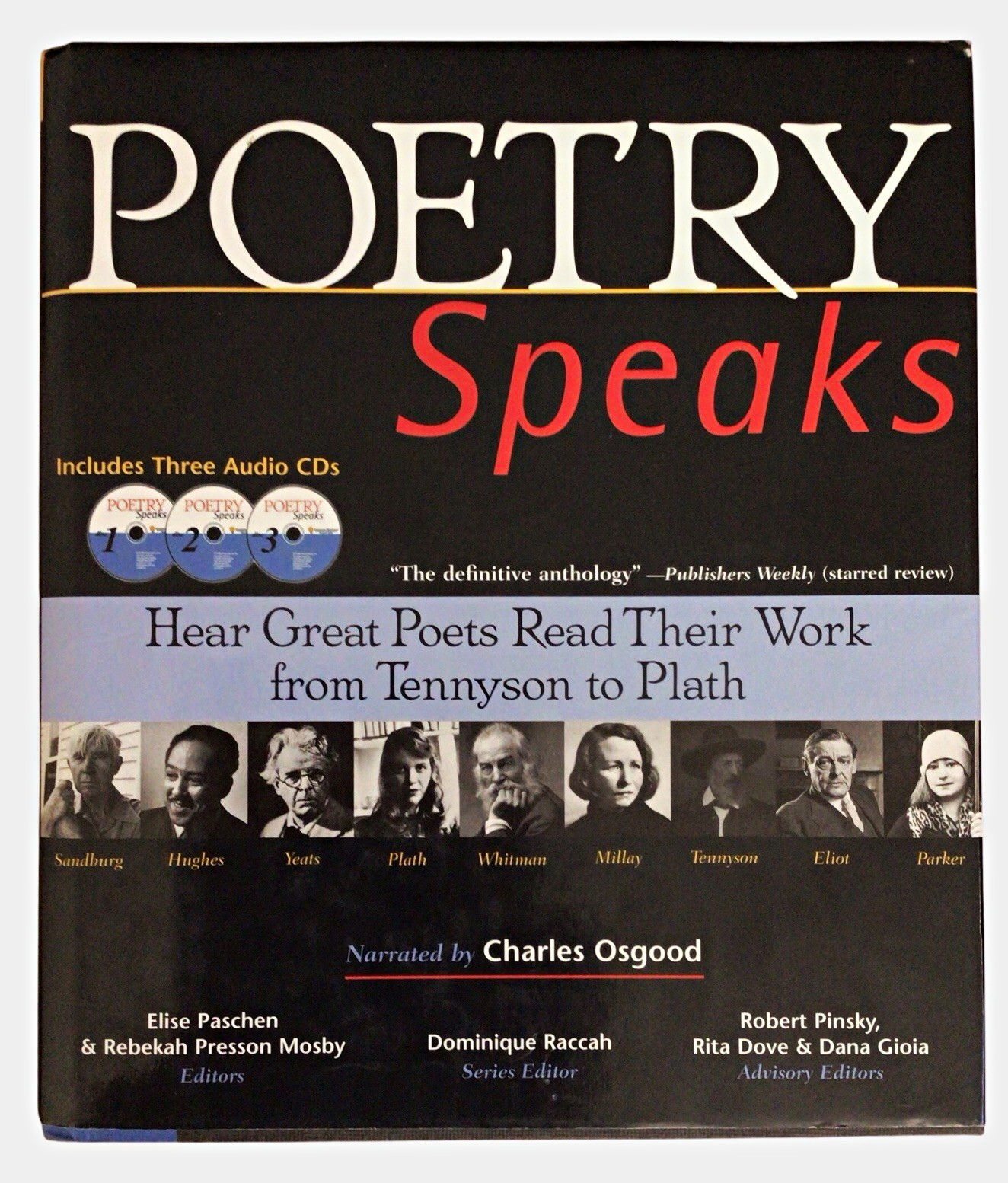 Poetry Speaks Audiobook 3 Audio CDs Set, Narrated by Charles Osgood