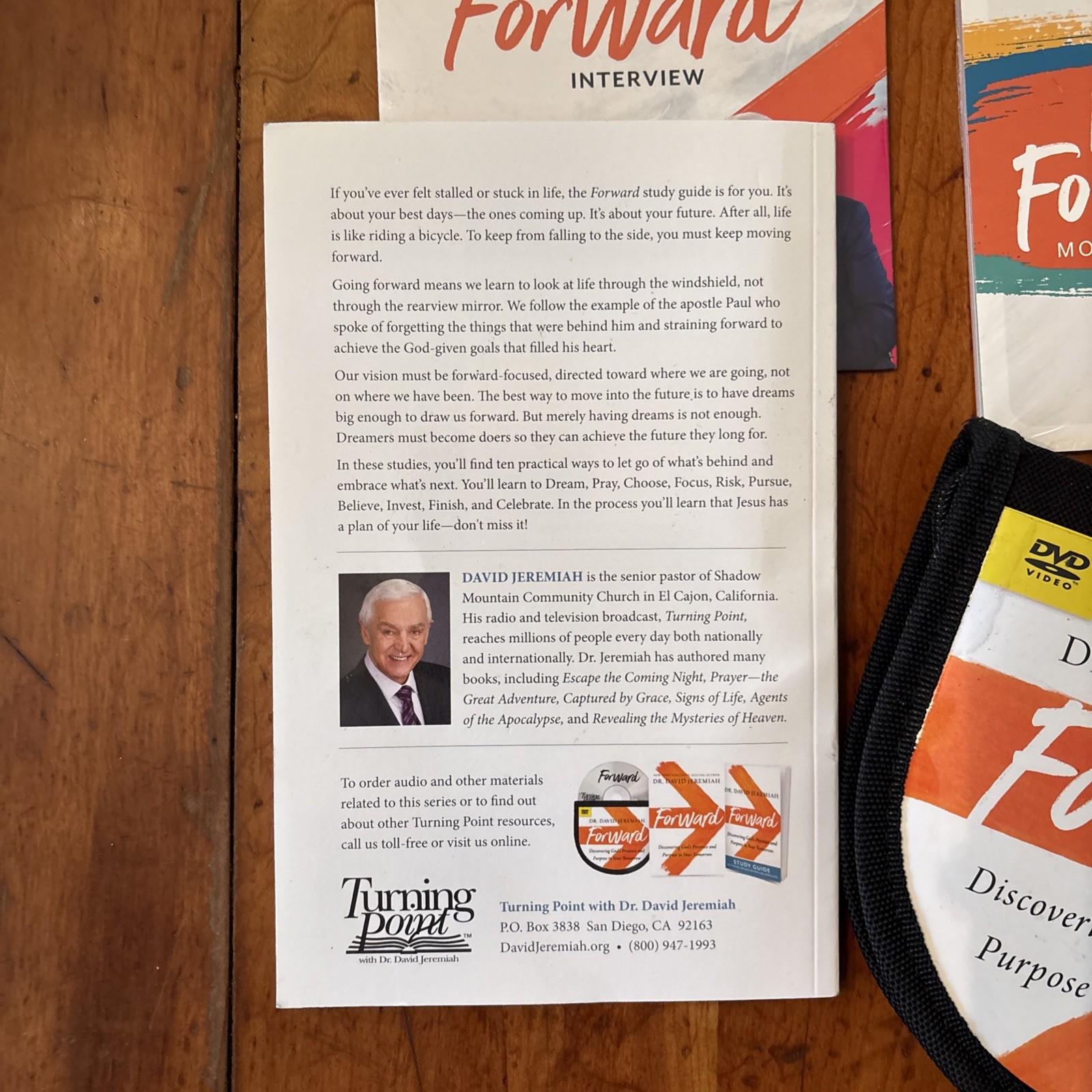 Dr David Jeremiah Forward CD’s Study Guide Interview & Motivation Cards