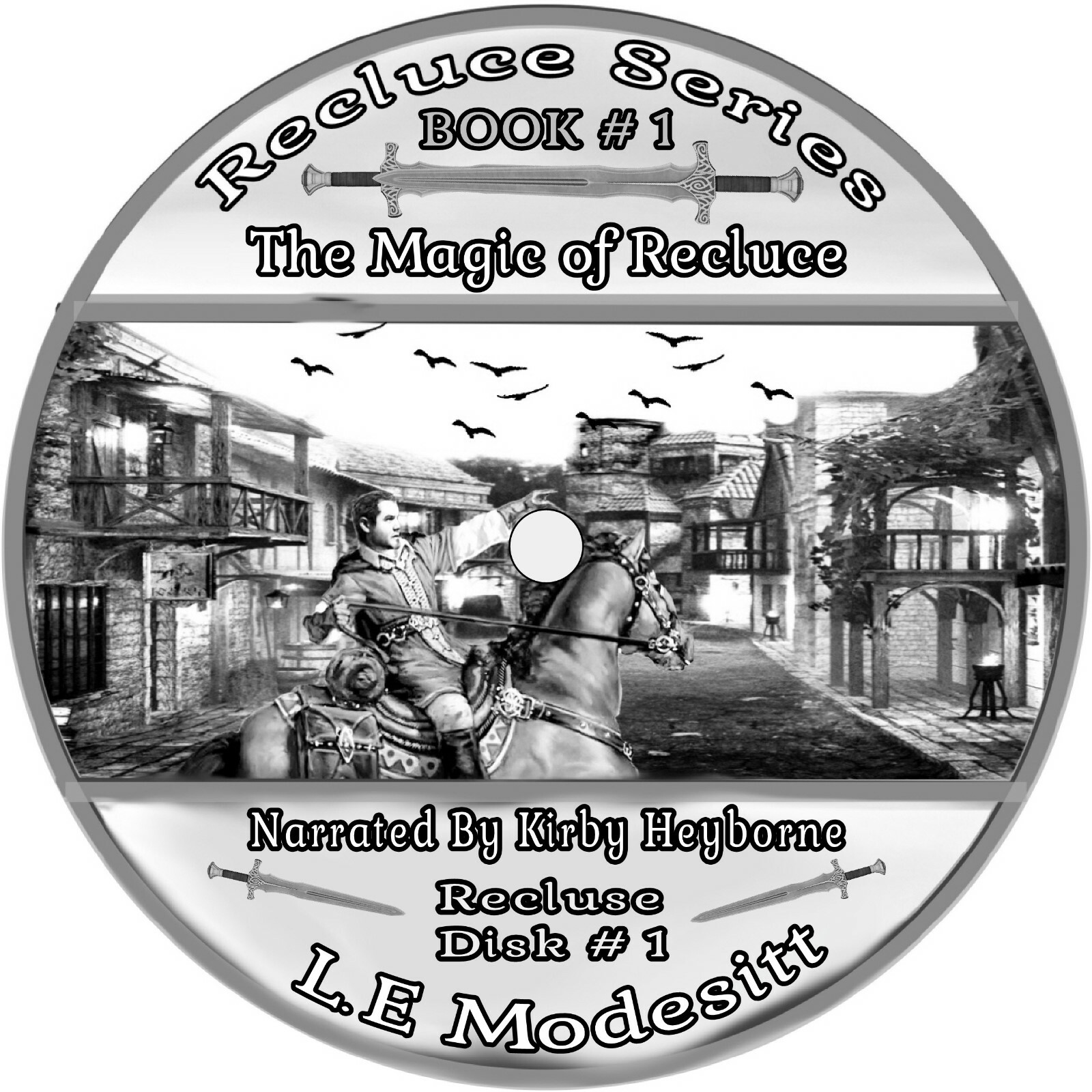 L.E Modesitt Recluce Series. 15 MP3 audiobooks on 28 Mp3 Cds
