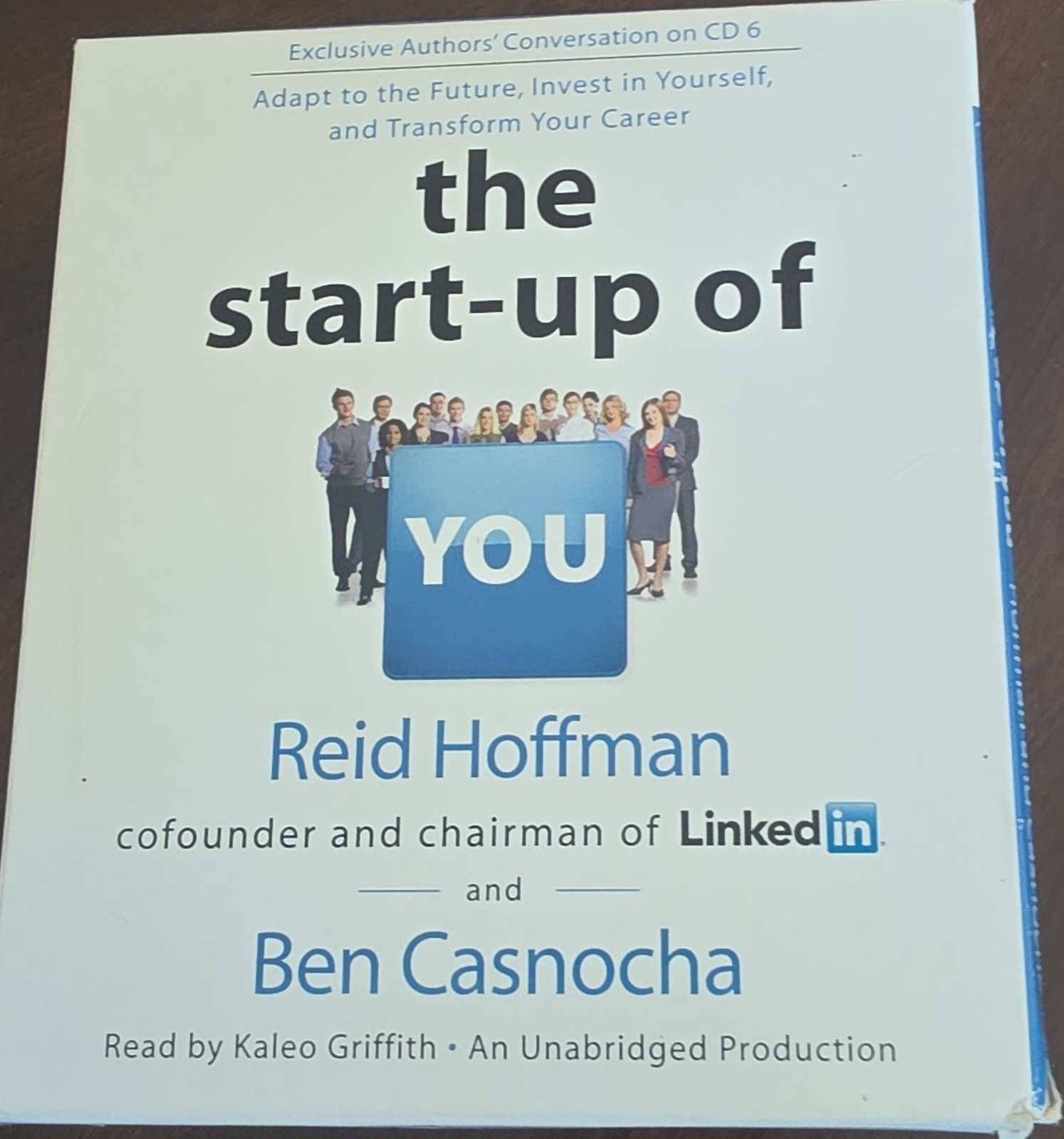 The Start-Up of You Reid Hoffman Ben Casnocha Audiobook CD 6 Discs Unabridged