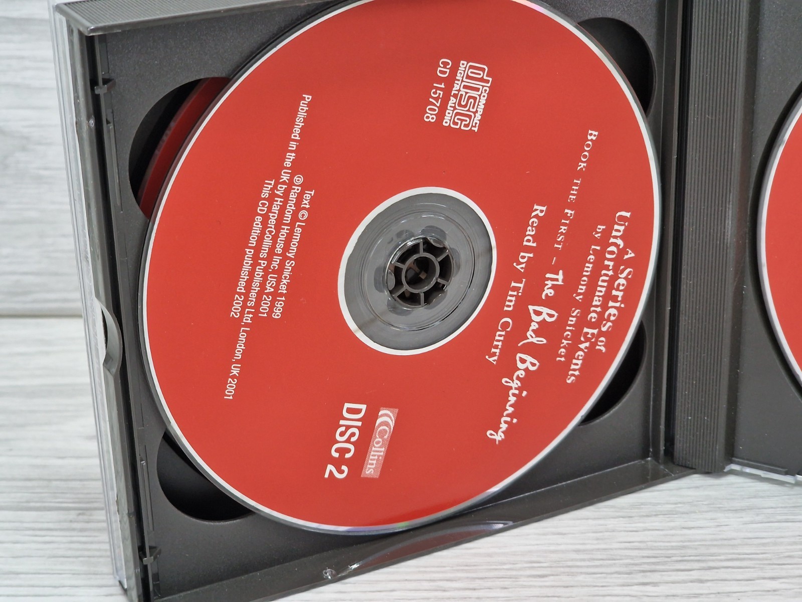 Lemony Snicket A Series Of Unfortunate Events CD Audiobook The Bad Beginning