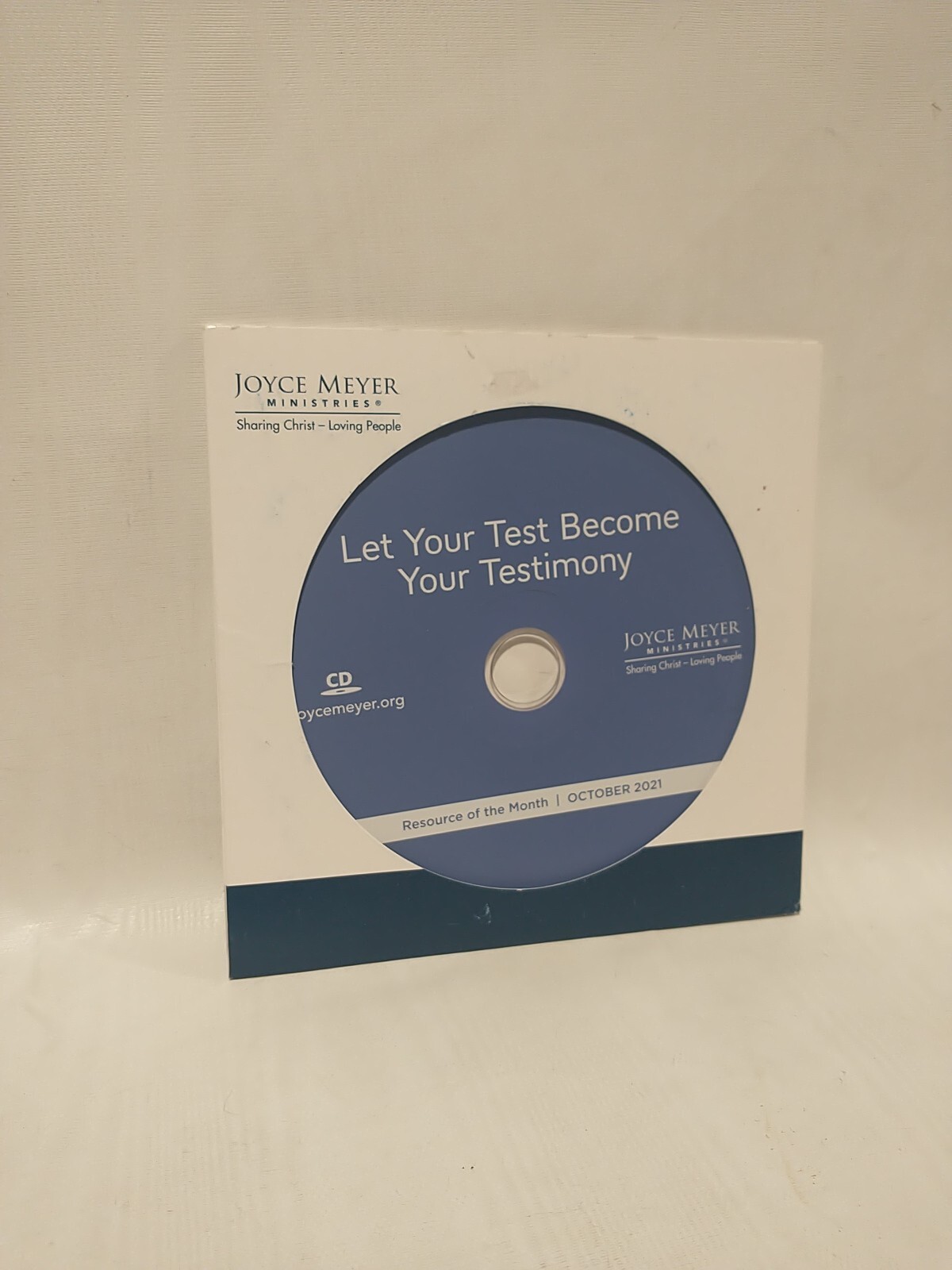 Joyce Meyer Ministries — Let Your Test Become Your Testimony Audiobook CD 2021