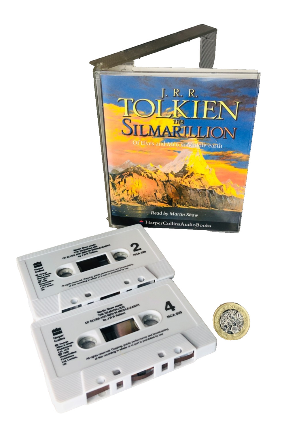 Audio Book Cassette The Silmarillion Lord of the Rings Vintage ra