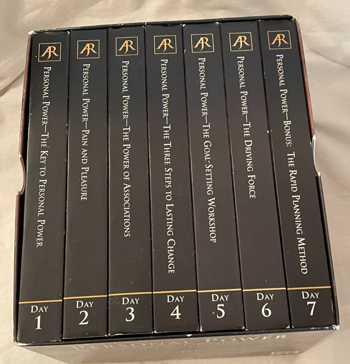 Anthony Robbins Personal Power Classic Edition Audio Cassette Tapes (Days 1-7)