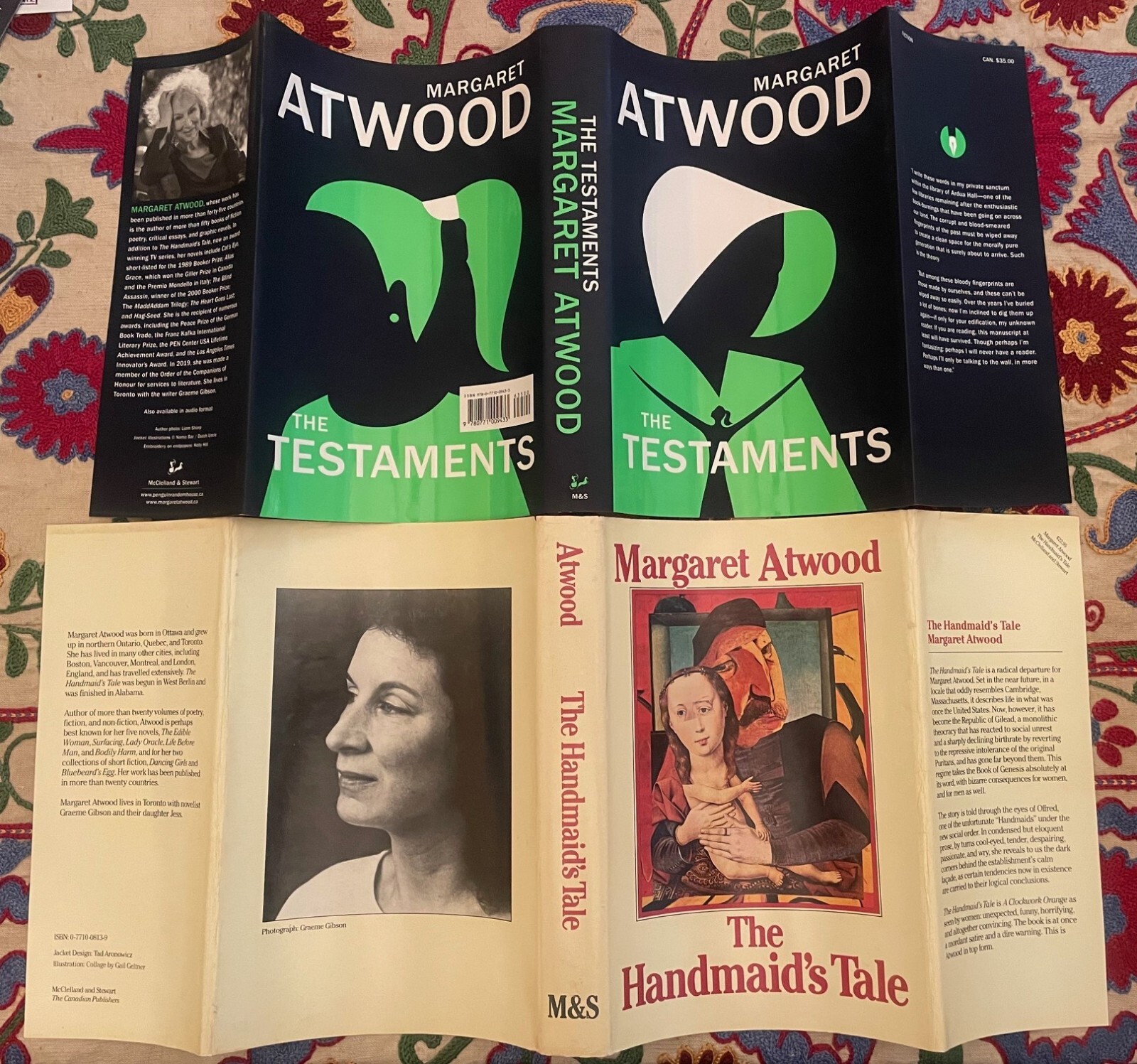 THE HANDMAID’S TALE & THE TESTAMENTS SIGNED Margaret Atwood 1st Canadian Edition