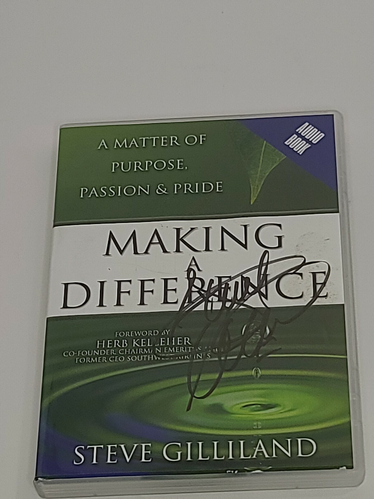Making a Difference Autograph Signed Steve Gilliland Collection 4 Volume CD Set