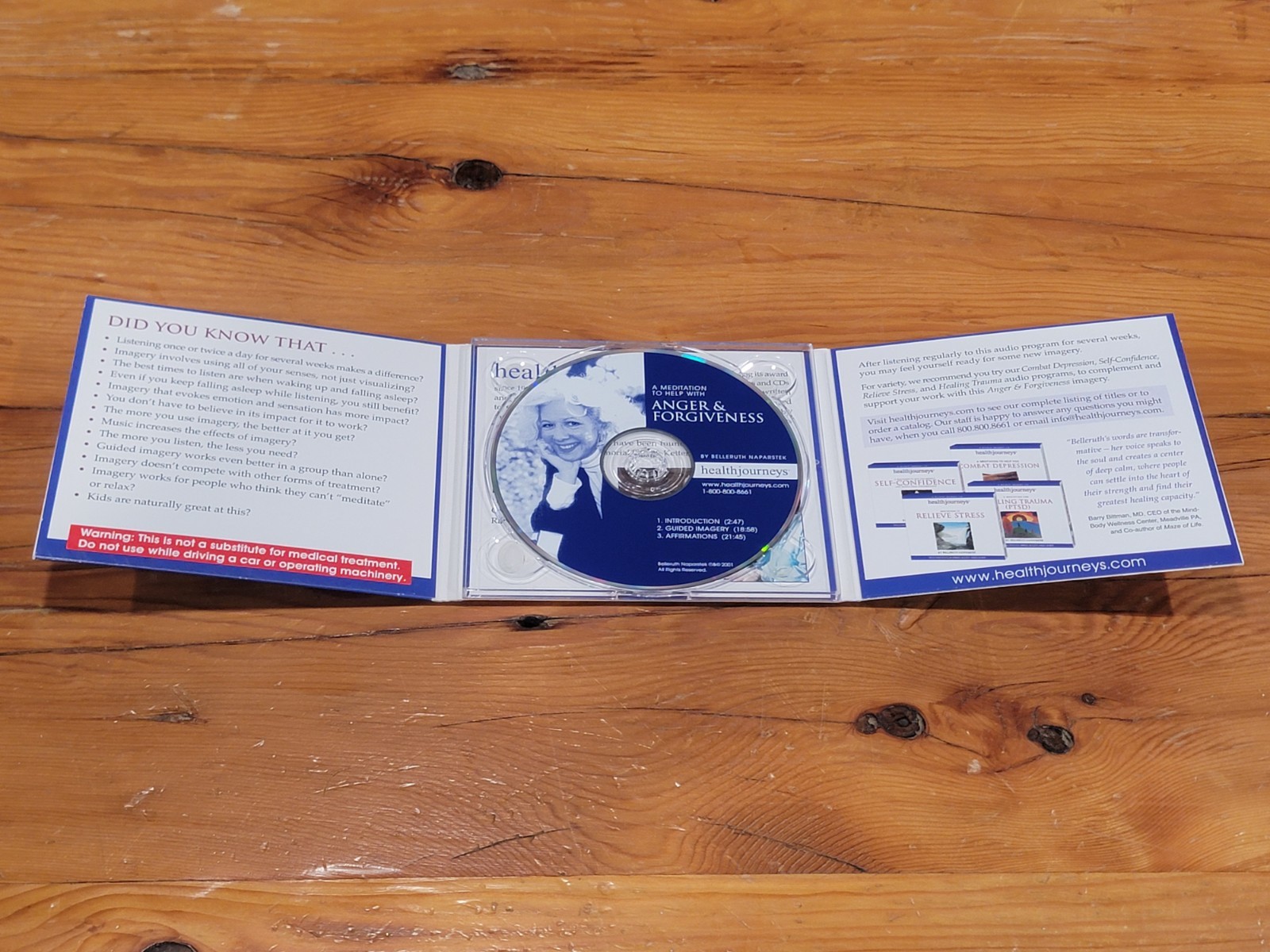 Anger & Forgiveness CD Guided Meditation Self Hypnosis Imagery Management Angry