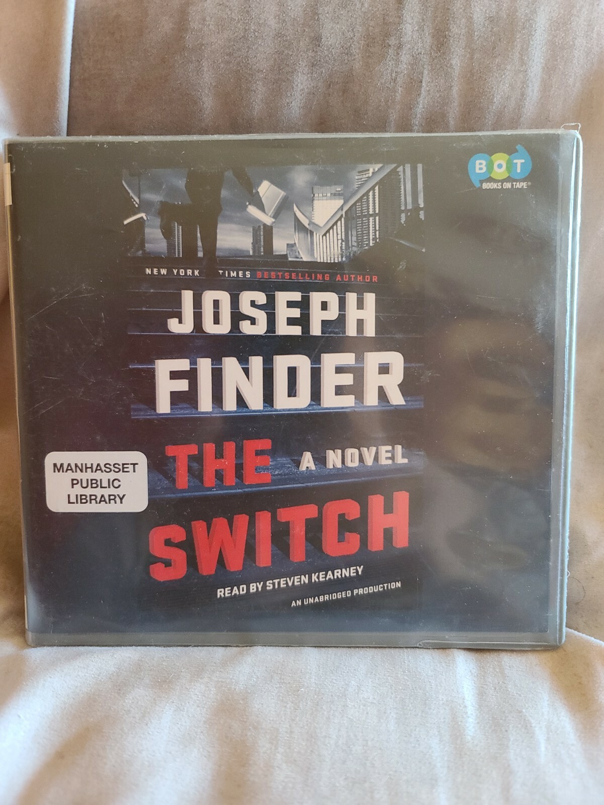 Shelf203 Audiobook~The switch- Joseph finder- unabridged- 8 cds