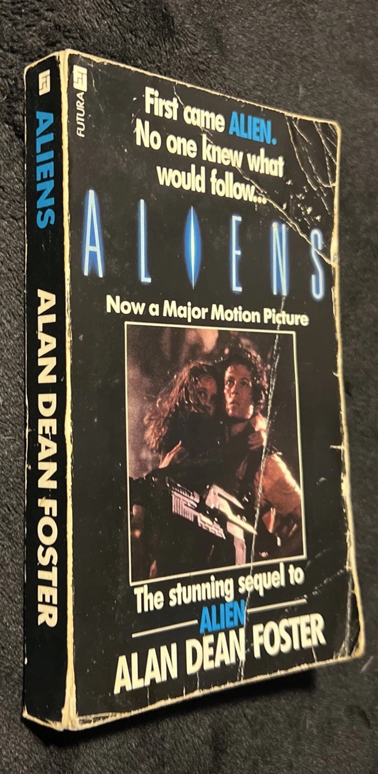 Aliens by Alan Dean Foster 1986 UK Futura 1st/1st PBO Vintage SF Movie Tie-In VG