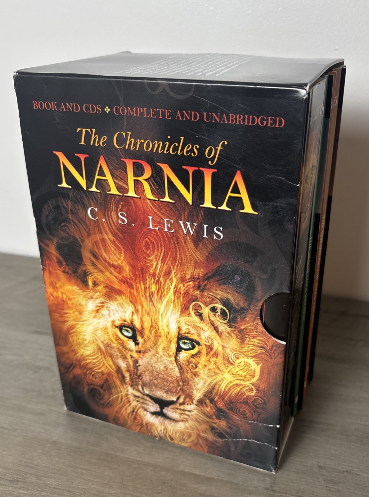 The Chronicles of Narnia PB Book and 31-CD Audio Box Set. All 7 C S Lewis Books