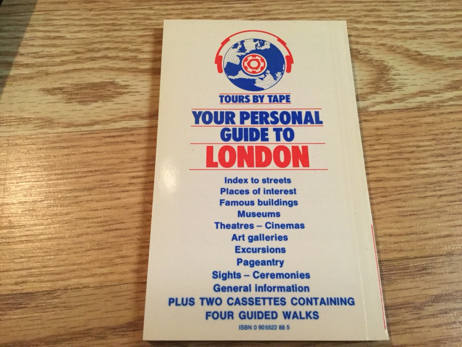 Your Personal Guide To London Vintage Travel Tourist Book & 2 Cassettes, 1984