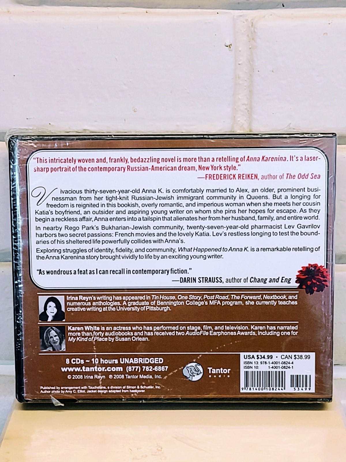 WHAT HAPPENED TO ANNA K. By IRINA REYN — AUDIO BOOK ON CD (2008)