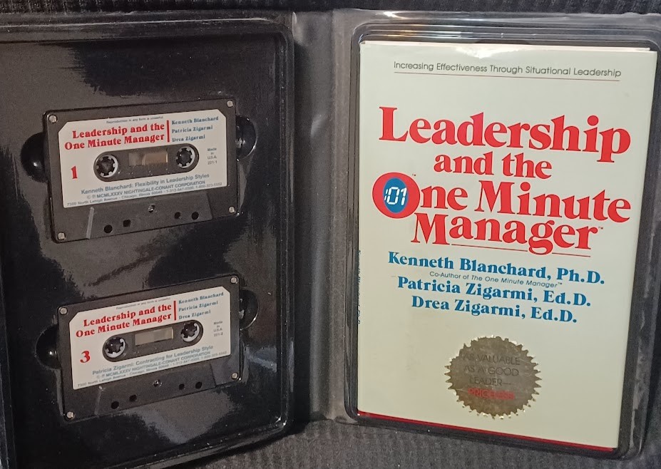 Leadership and the One Minute Manager (1985) – Audio Cassette Set + Book