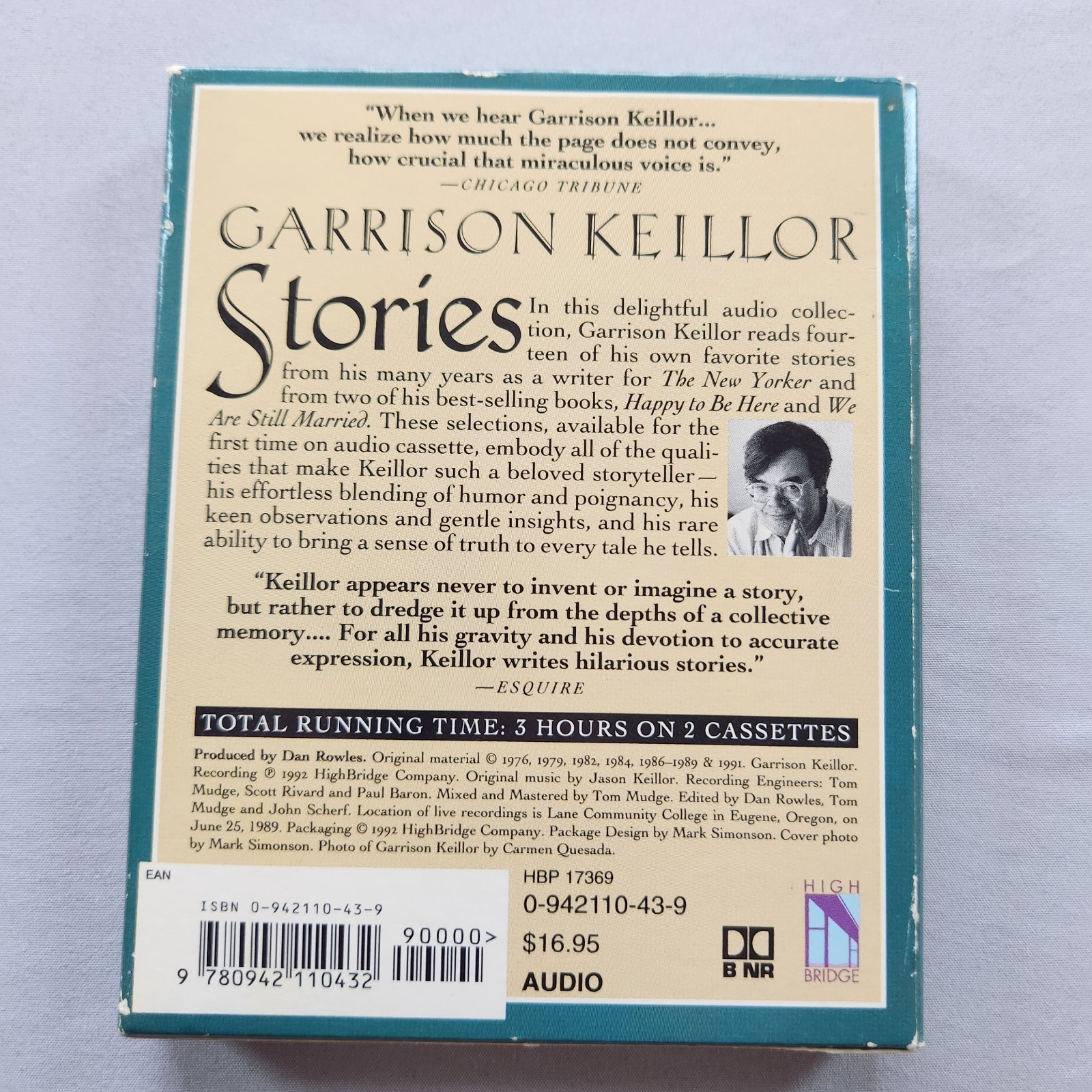 Lake Wobegon Prairie home Comedy Stories Garrison Keillor Audio Cassettes Bundle