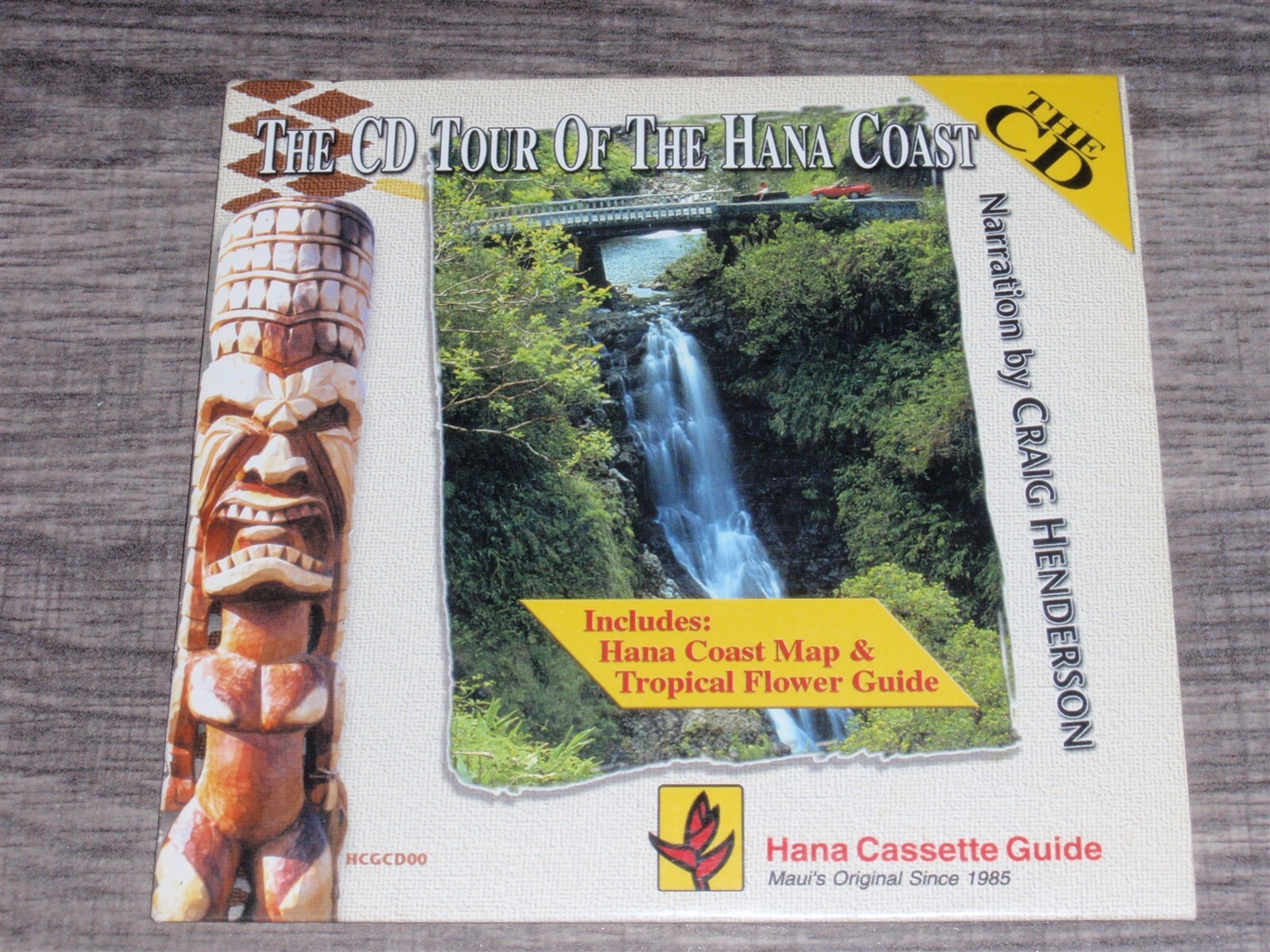 The CD Tour Of The Hana Coast Road Tour On One Audio CD 2001 Maui Hawaii HCGuide