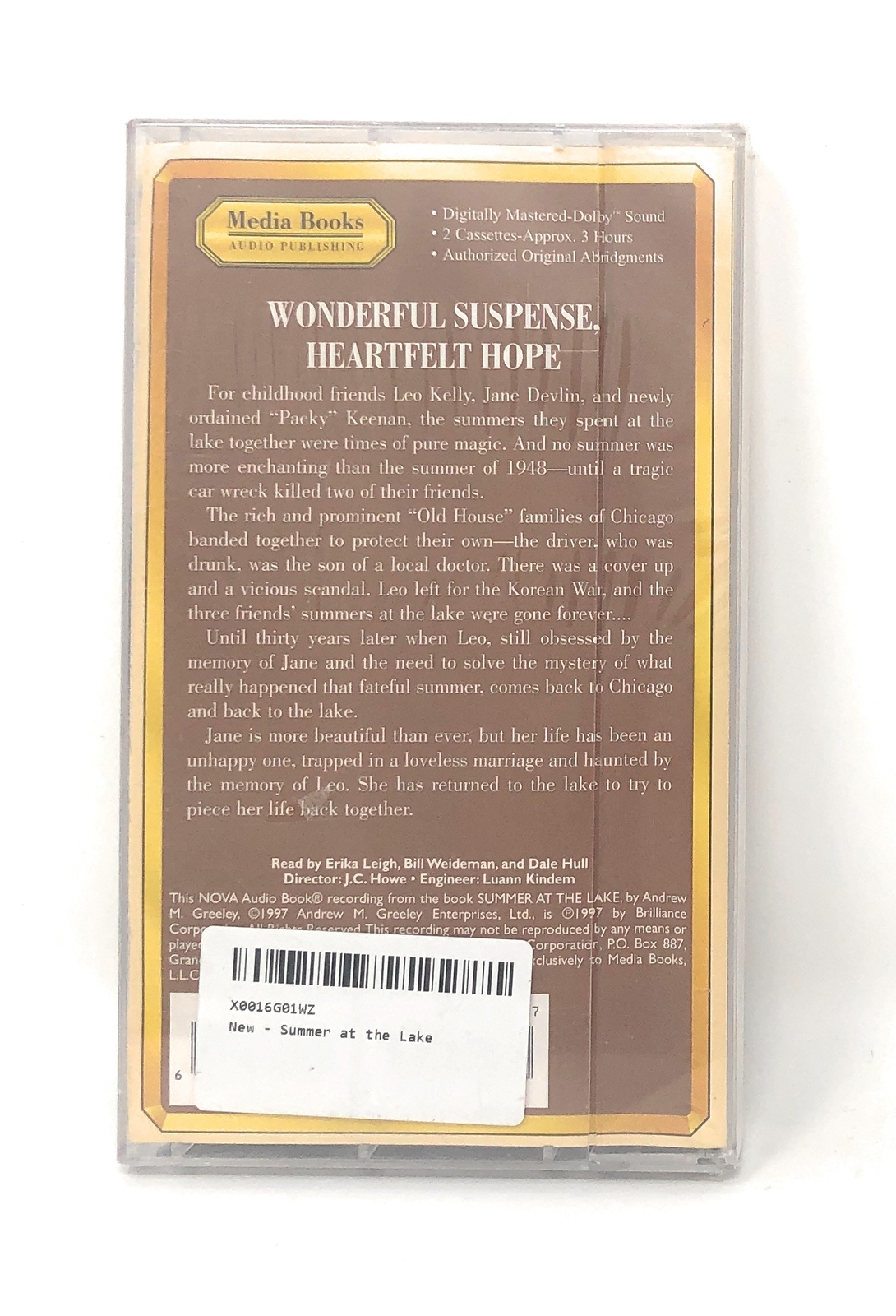 Summer at the Lake [Audio Cassette – Abridged, May 1, 2000] Greeley, Andrew M.