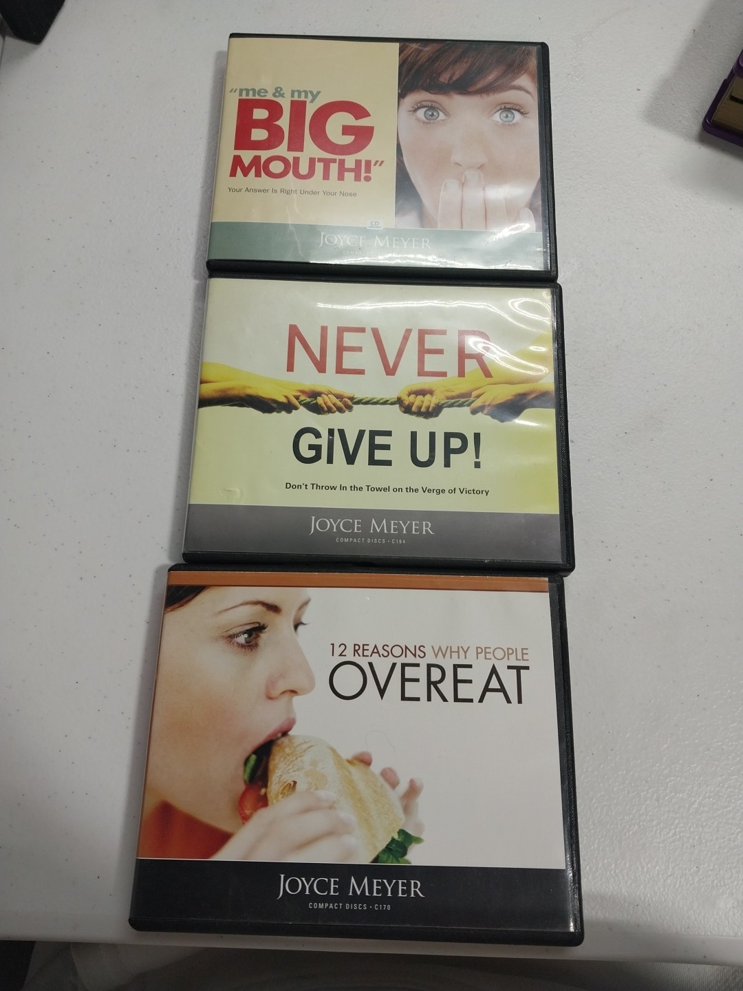 Joyce Meyer Ministries Lot of 3 Audio CD Set Christian Living Self Help Biblical