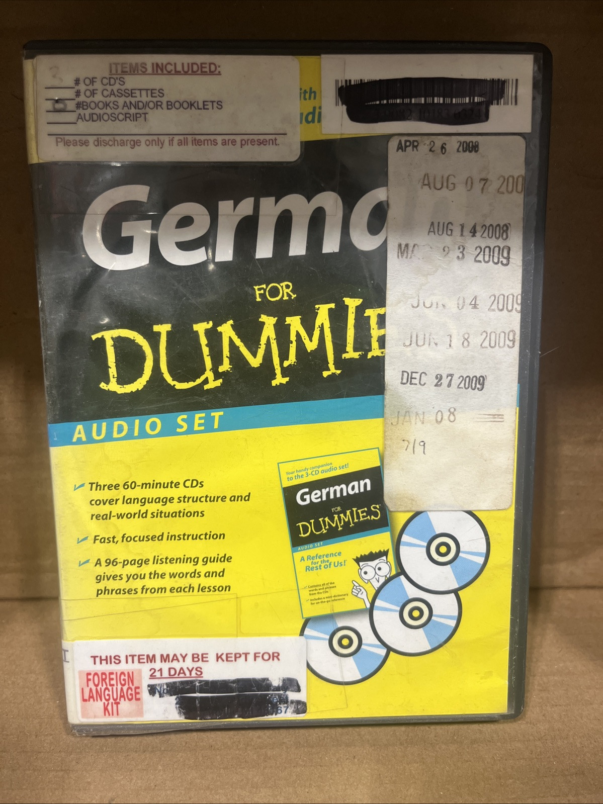 German For Dummies 3-CD Audio Set