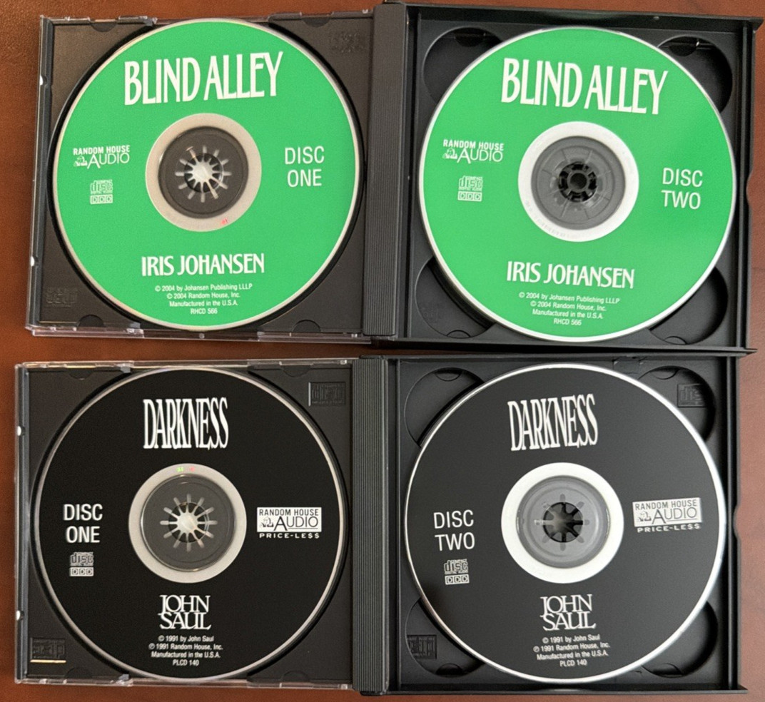 12 Audiobook CD Lot Thriller Mystery Suspense Woods Kellerman Cook Scottoline
